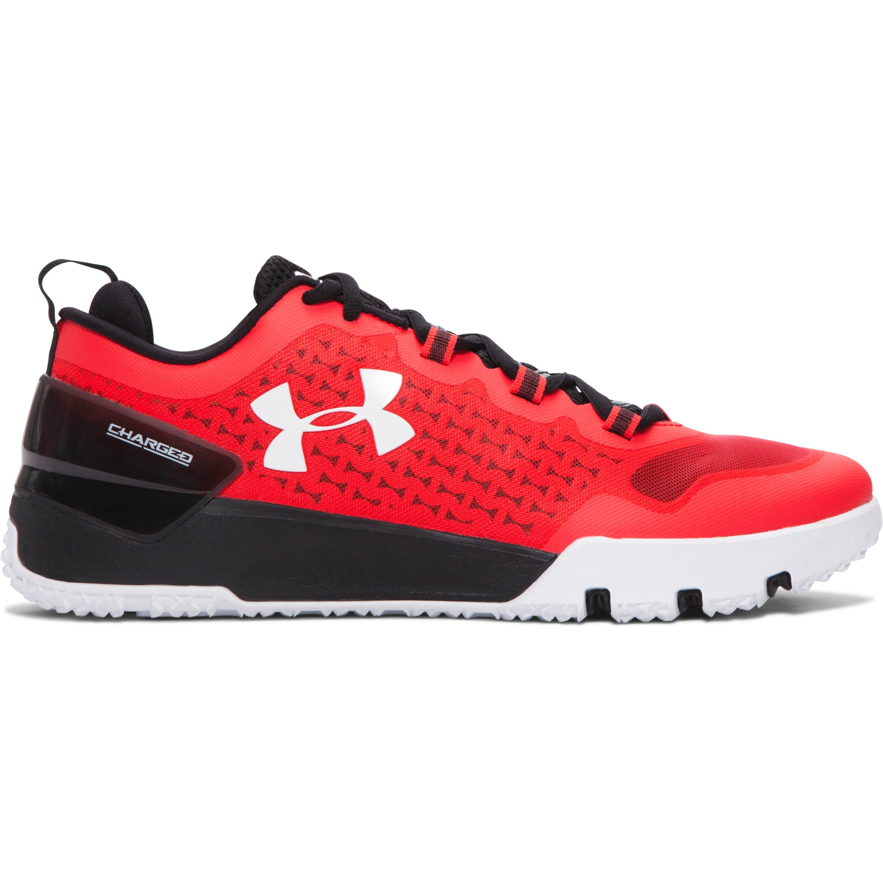 Under armour Men's Ua Charged Ultimate Training Shoes in Red for Men | Lyst