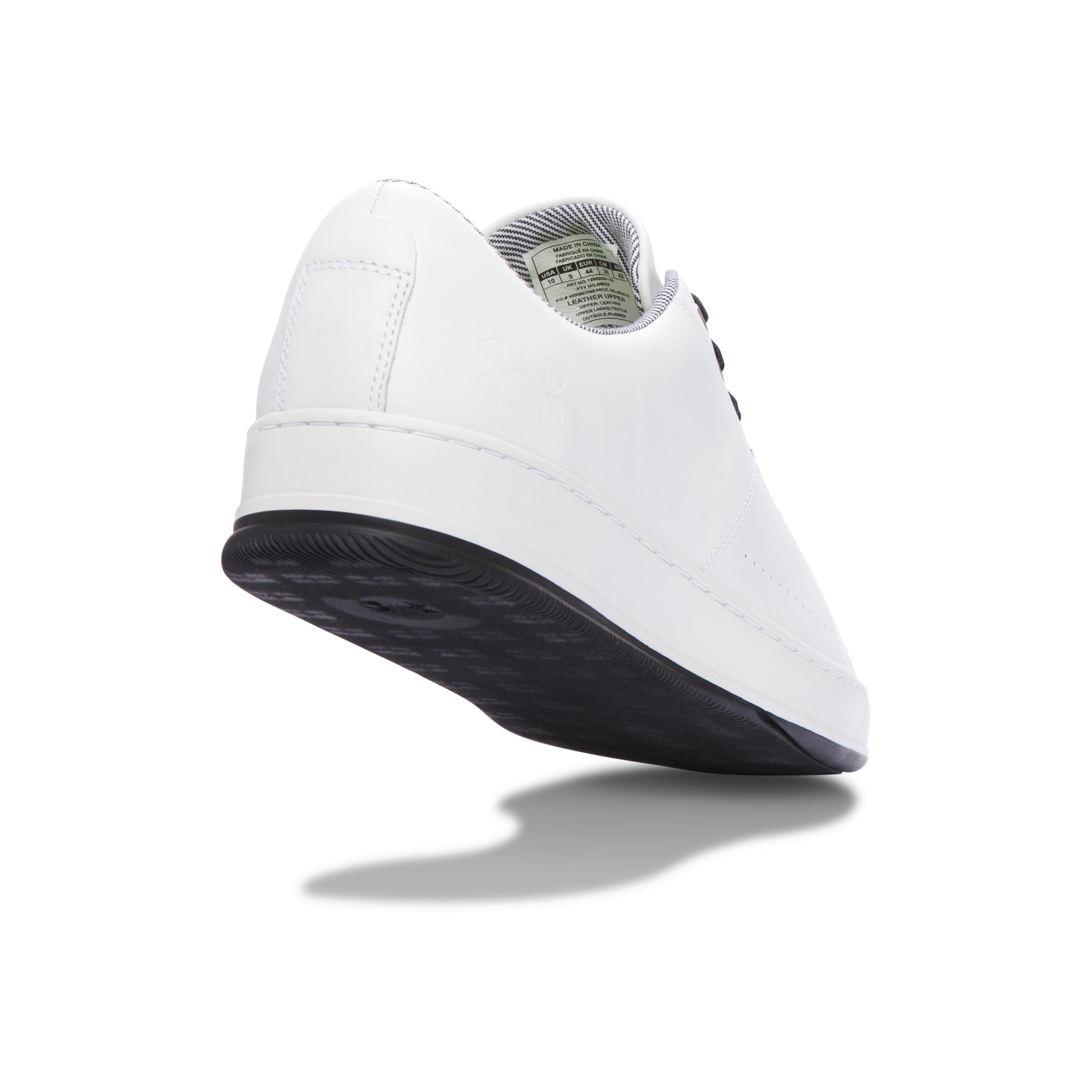 blue and white under armour shoes