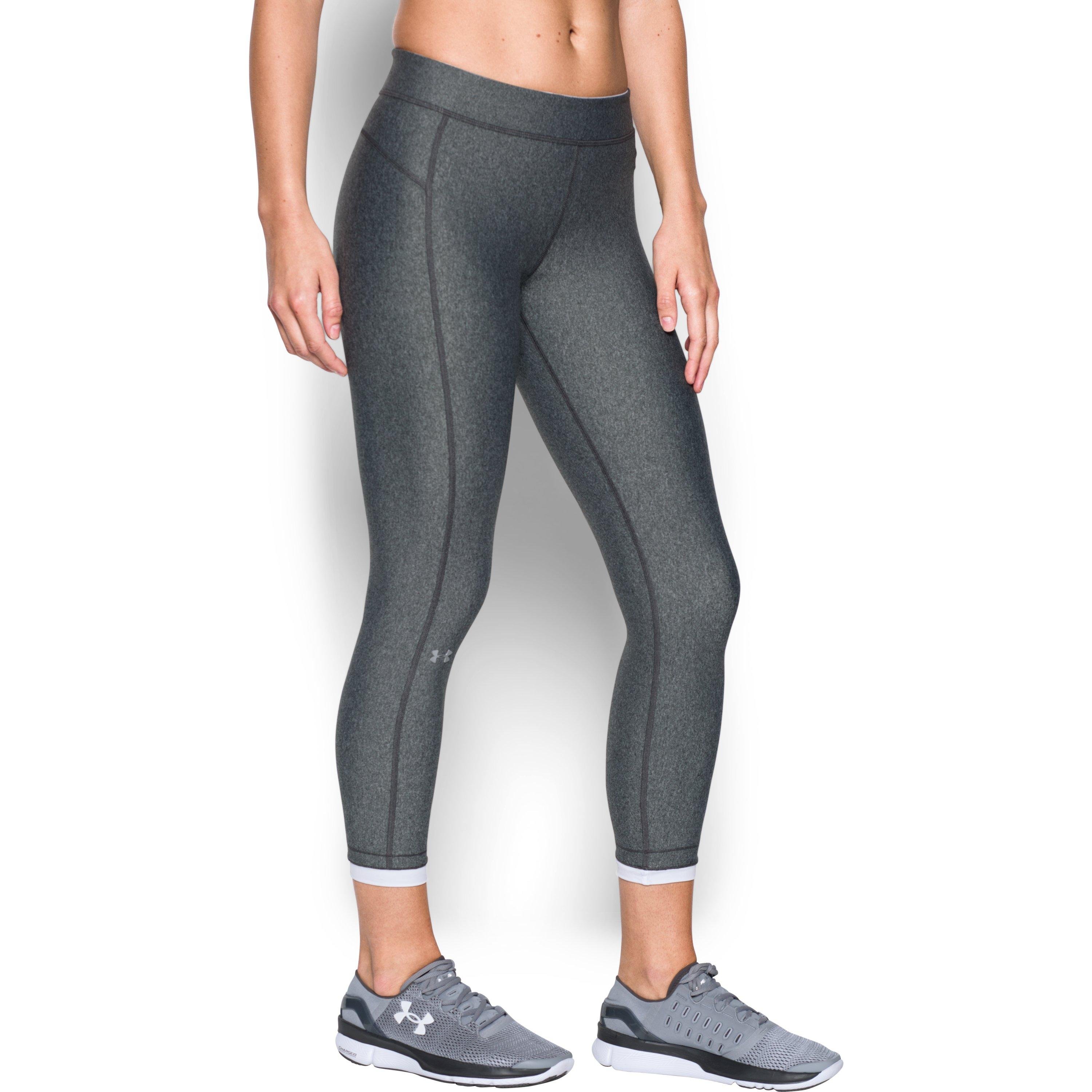 Under armour Women's Ua Heatgear® Armour Ankle Crop in Gray | Lyst