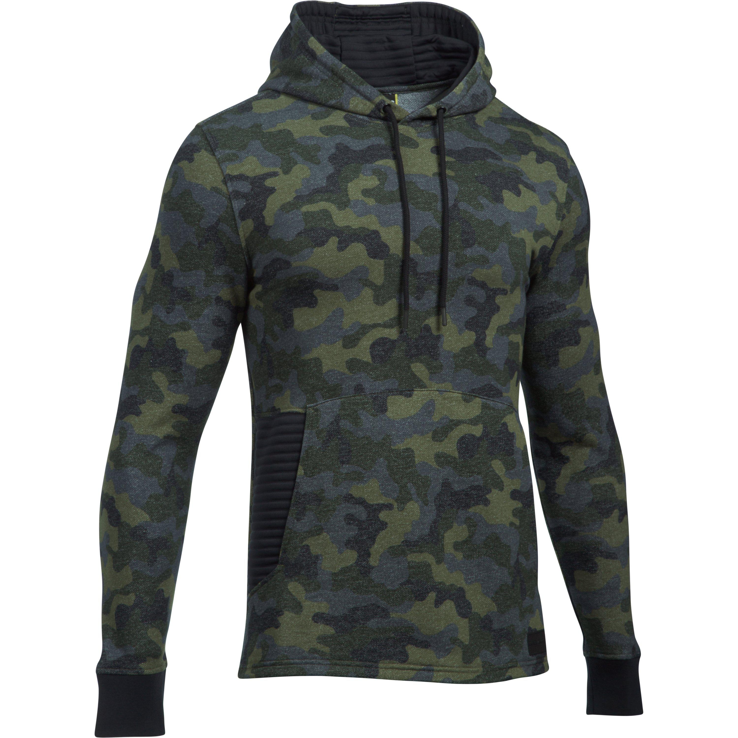 olive green under armour hoodie