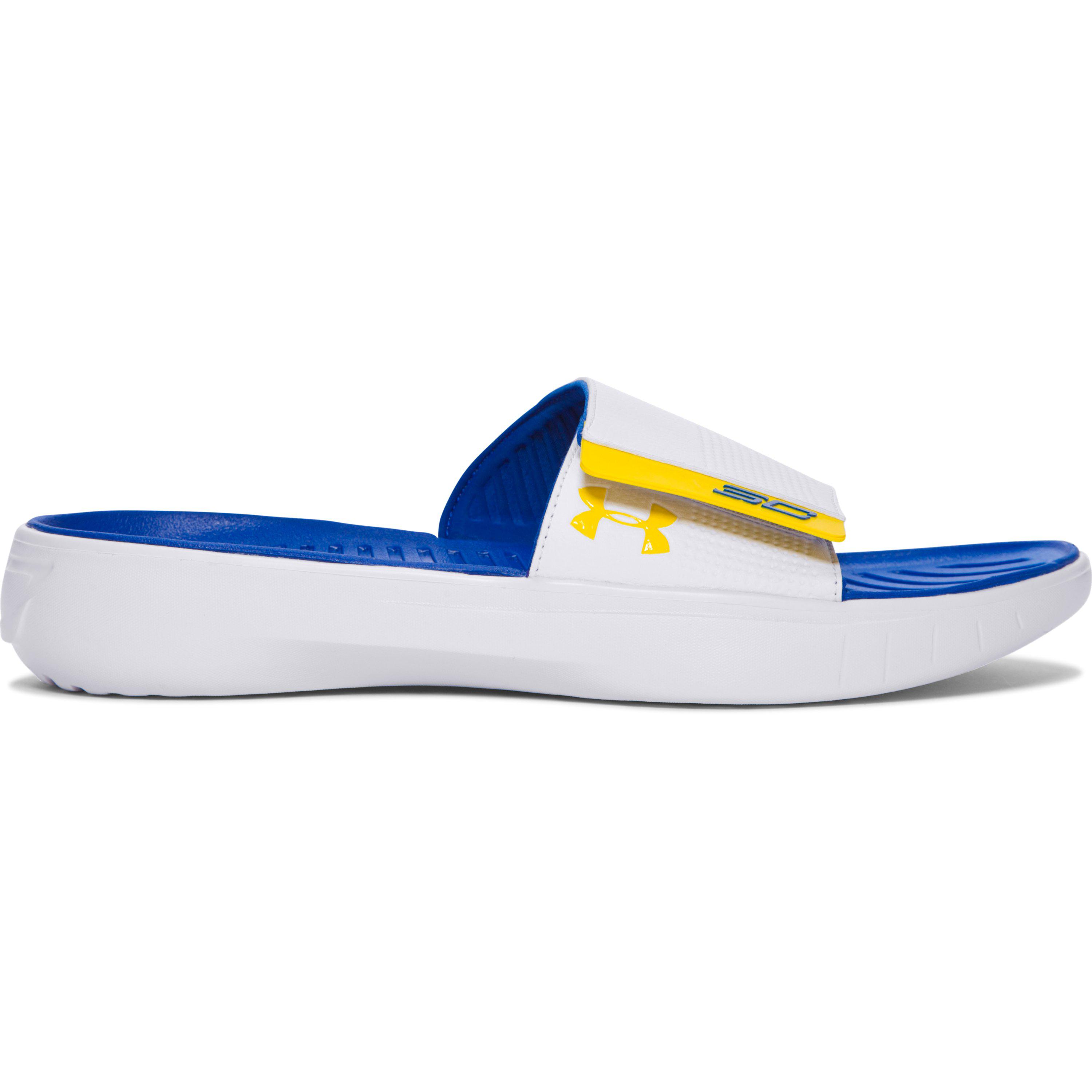 under armour curry slides