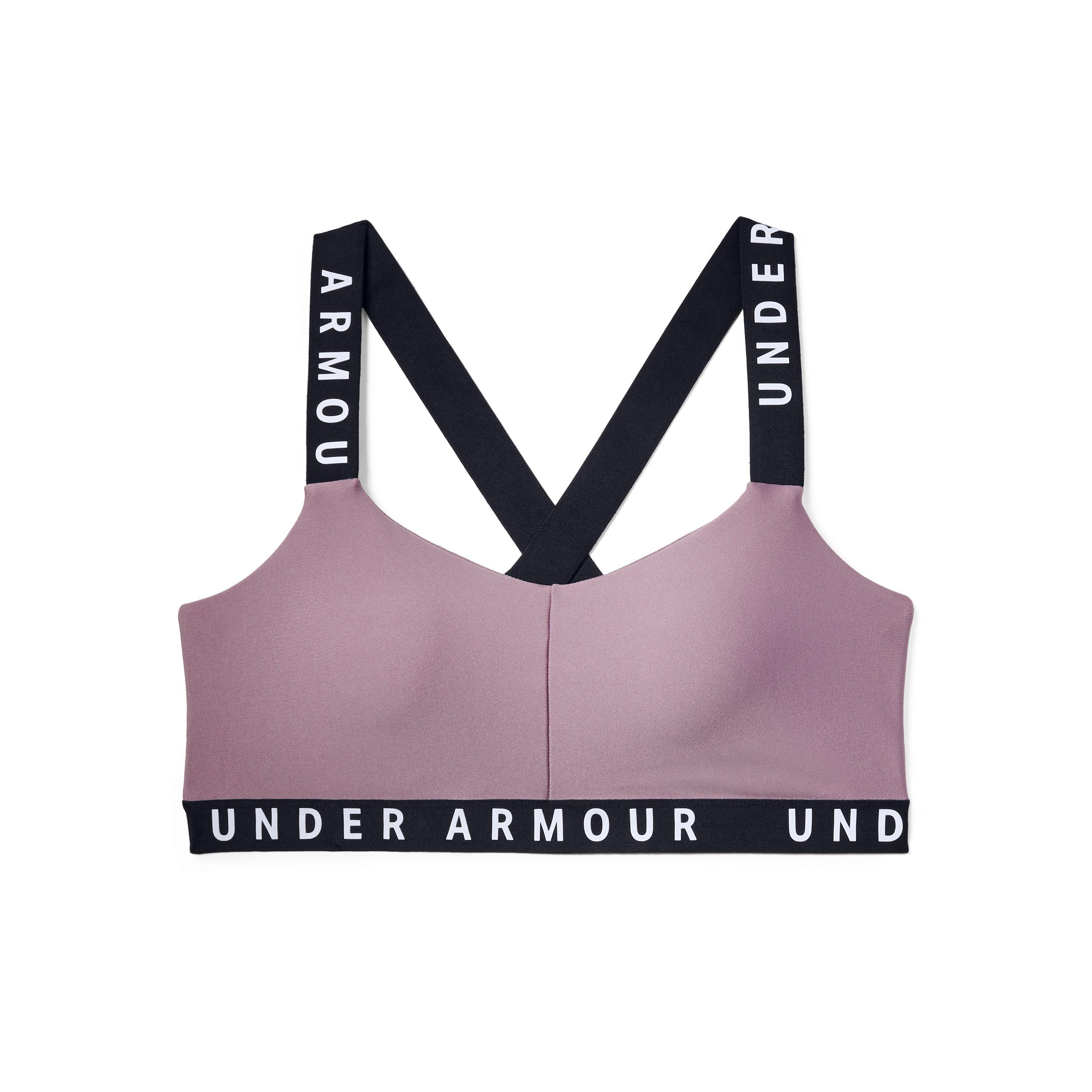 ua wordmark strappy sportlette