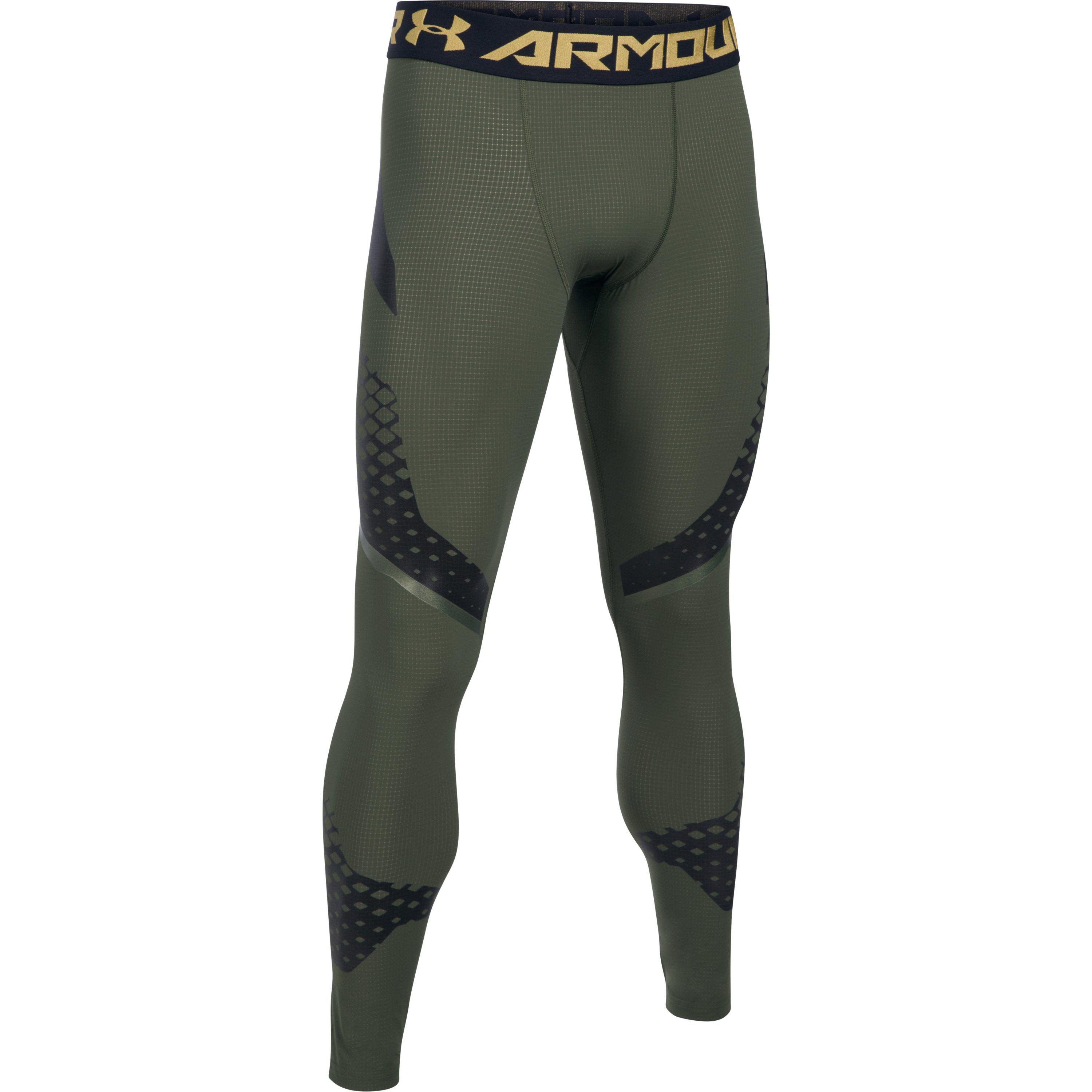 Men's UA HeatGear Armour Printed Compression Leggings by