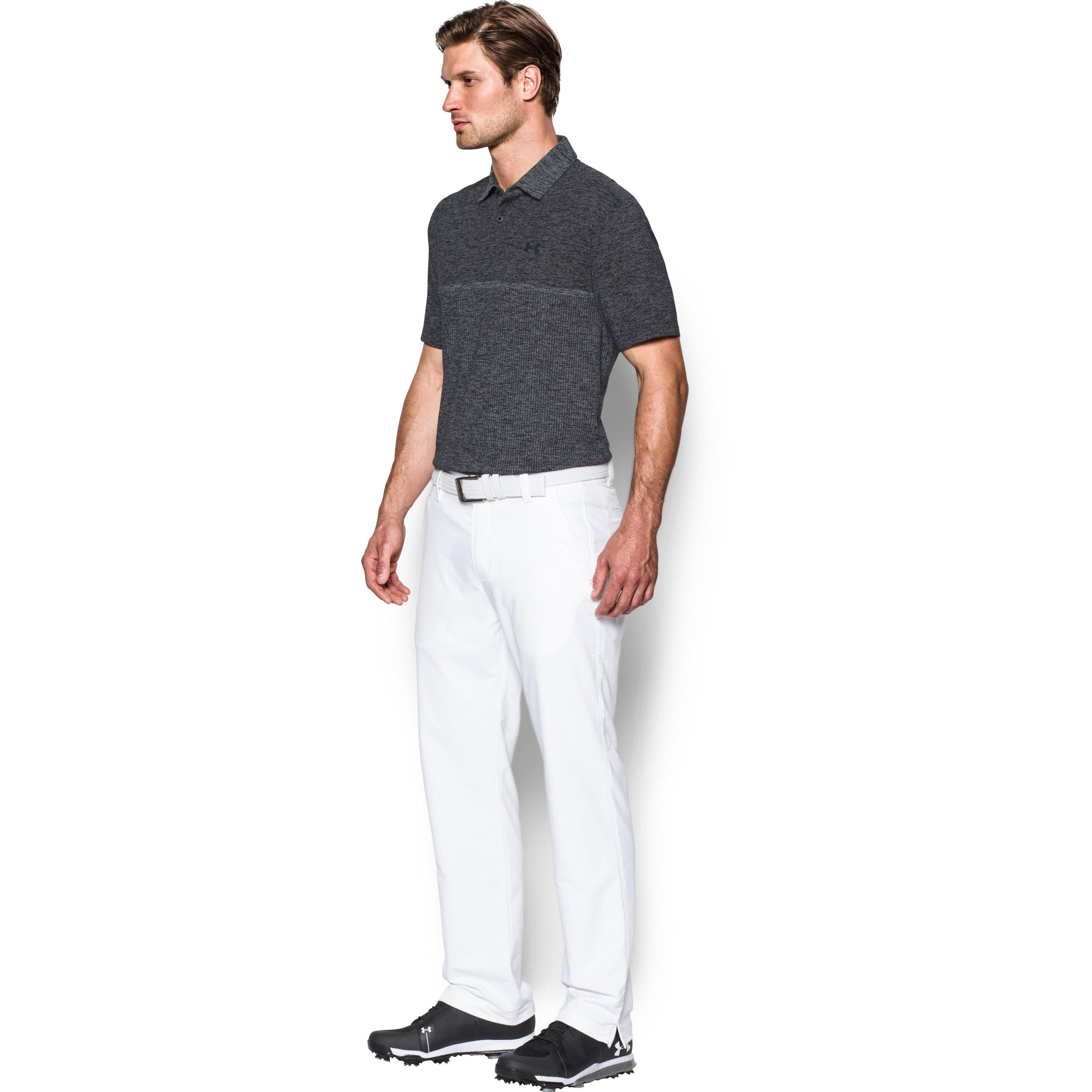Under Armour Mens Tour Jacquard Polo