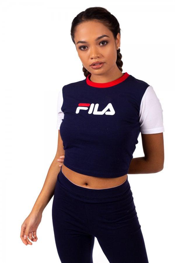 Purchase Fila Logo Crop T Shirt