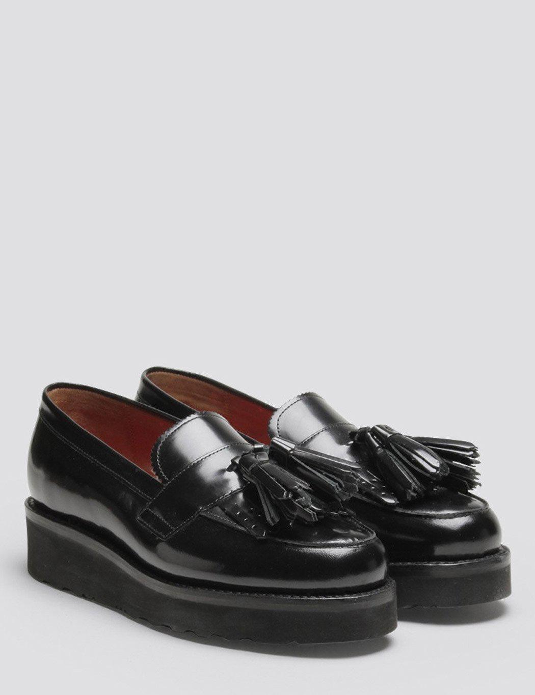 Lyst Grenson Womens Clara Tassel Loafer In Black 7531