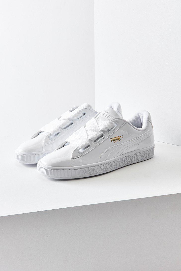 puma basket heart patent leather sneaker puma basket heart patent leather sneaker