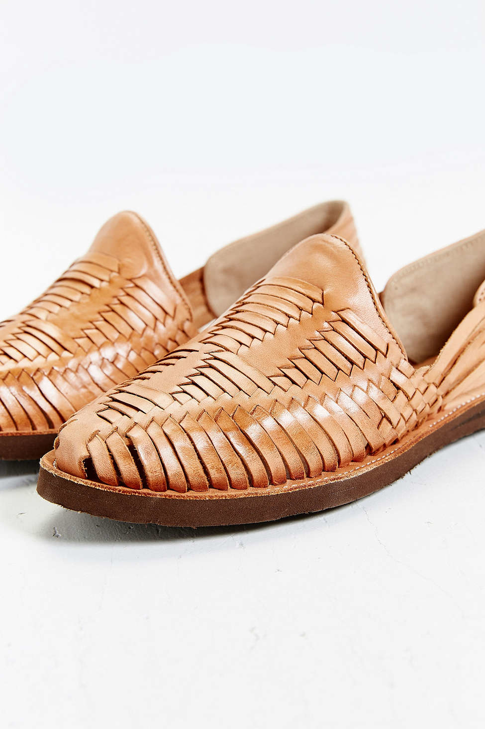 Lyst - Yuketen Chamula Huarache Woven Leather Shoe in Natural for Men