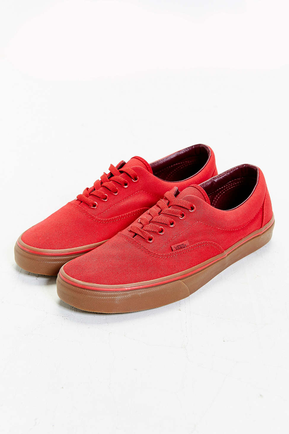  Vans  Era Gum Sole  Sneaker in Red  for Men Lyst