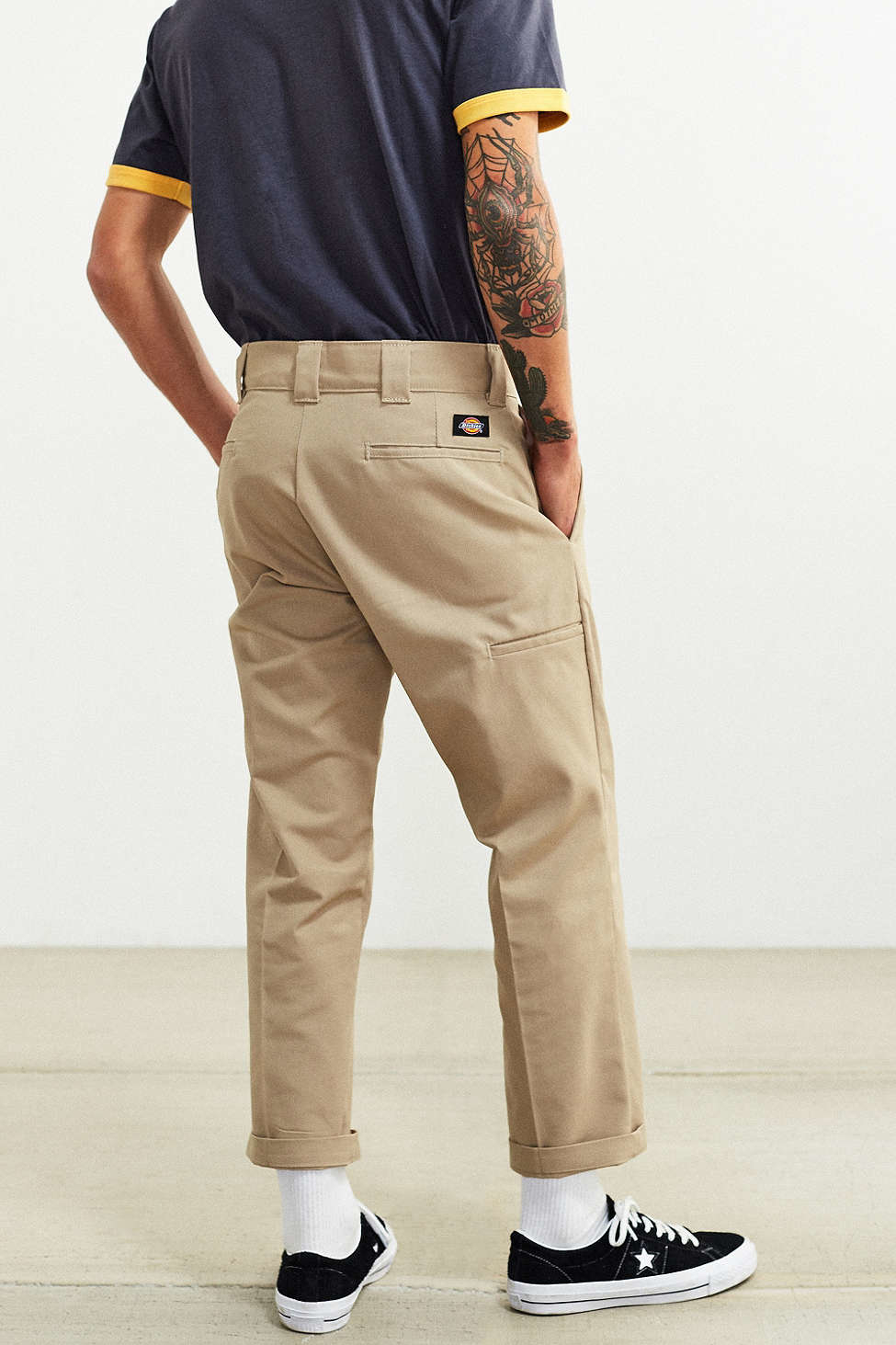 men's dickies cropped pants