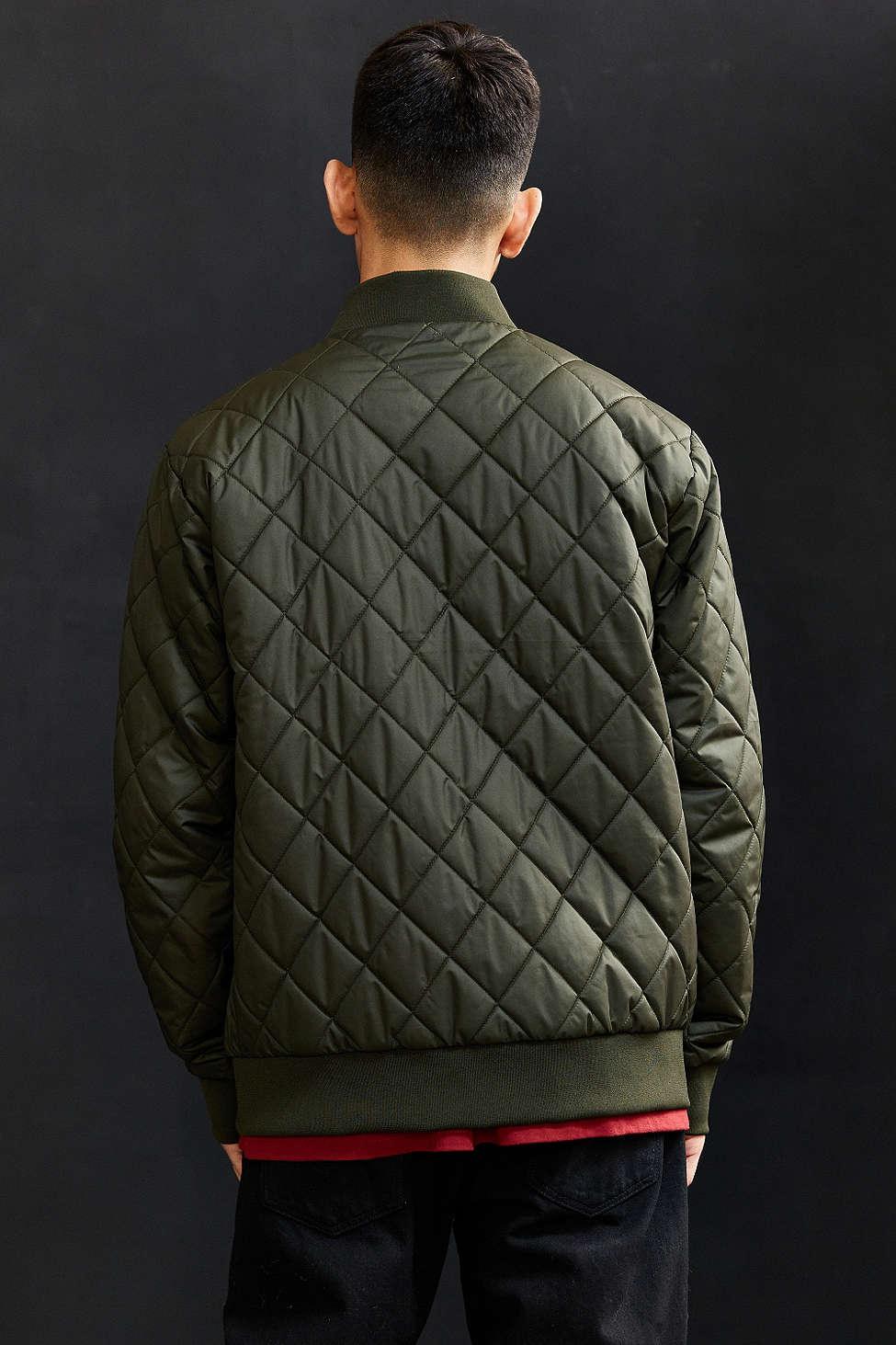The North Face Reversible Jester Bomber Jacket in Green for Men - Lyst
