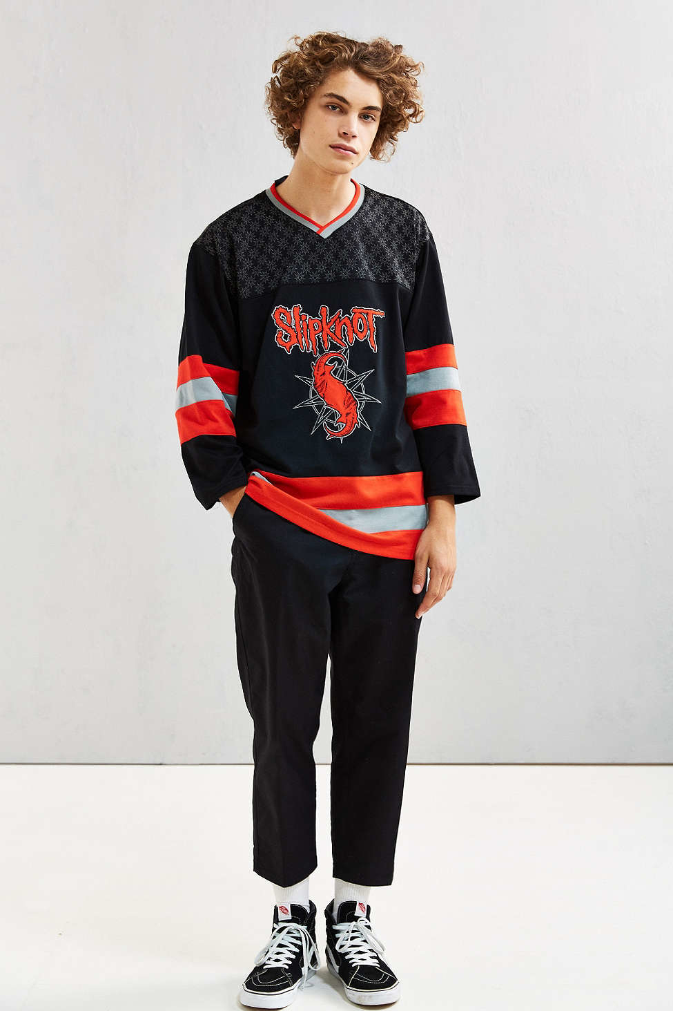 Download Lyst - Urban Outfitters Slipknot Hockey Jersey in Black ...