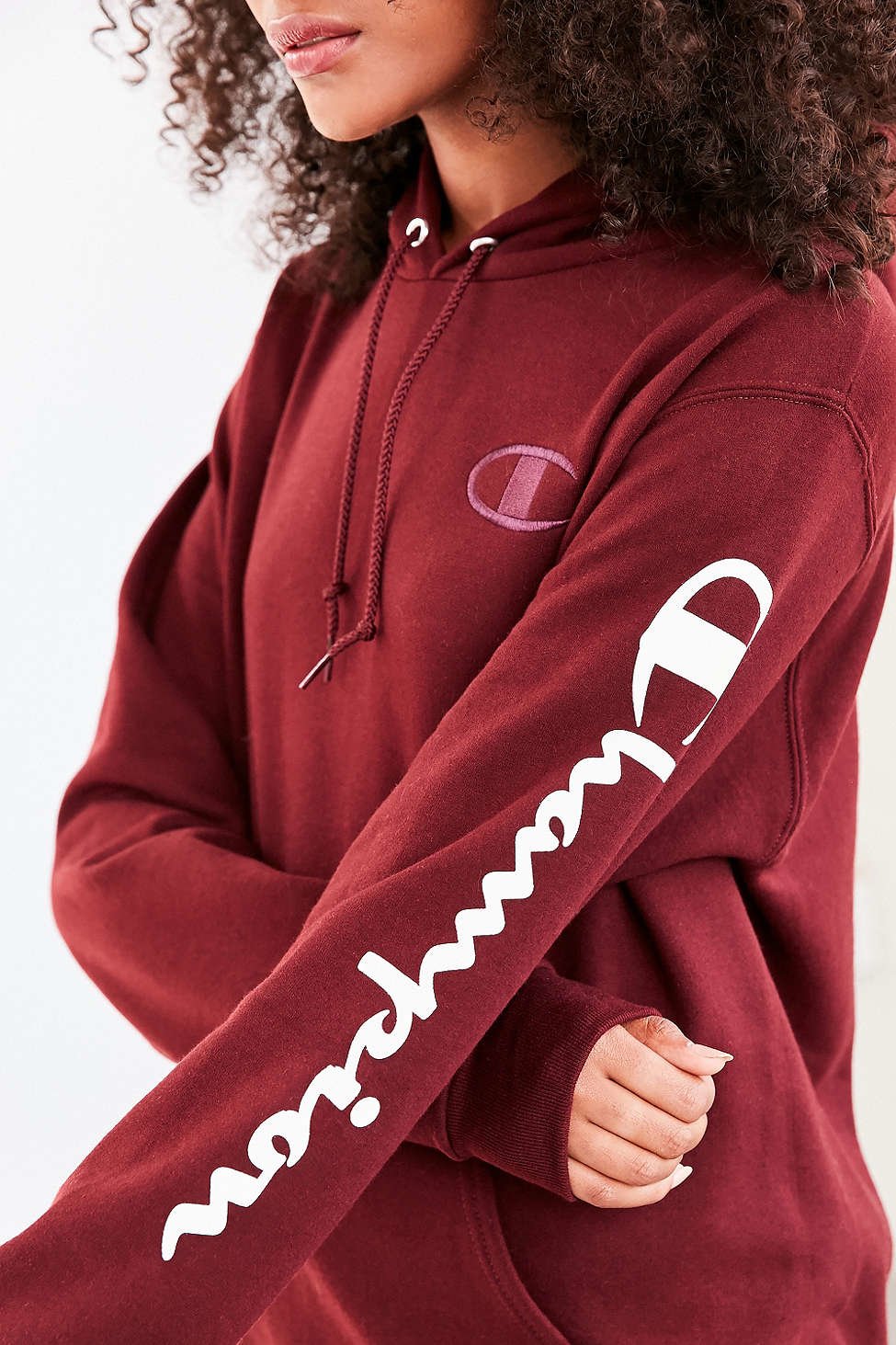 sweater champion maroon