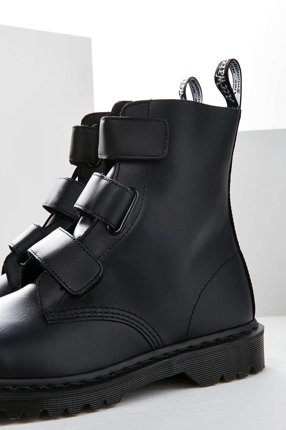 Lyst Dr. Martens Coralia Velcro Boot in Black