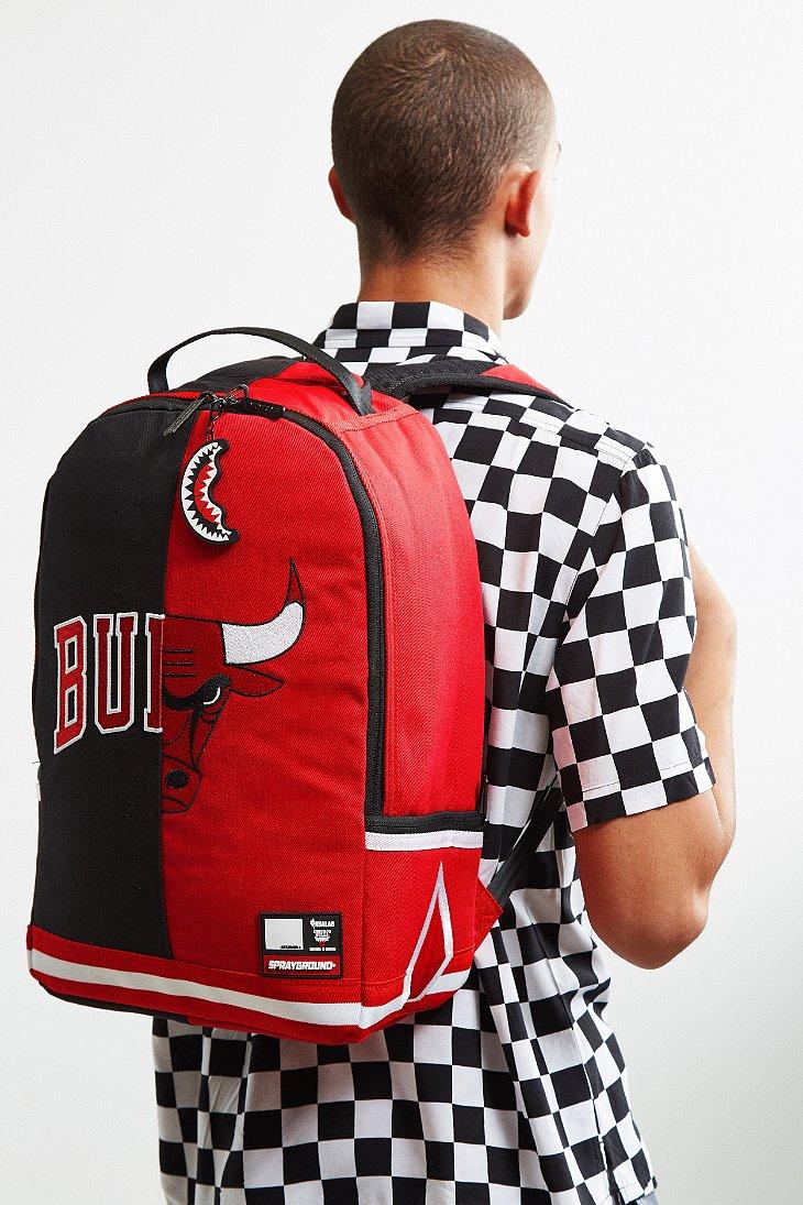 Sprayground X Nba Chicago Bulls Split Backpack in Black for Men - Lyst