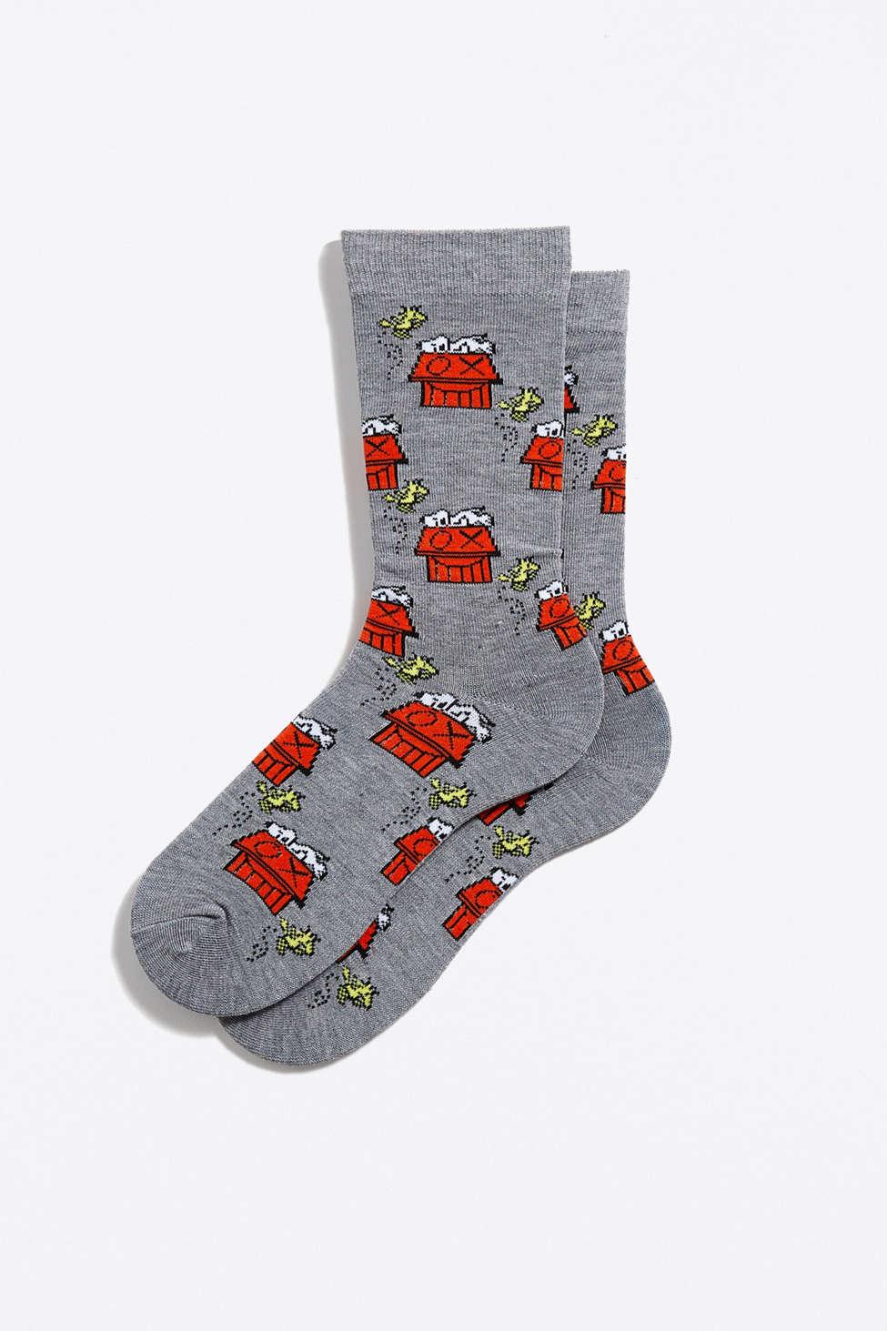Lyst - Urban Outfitters Peanuts X Mr. A Snoopy Sock in Gray for Men