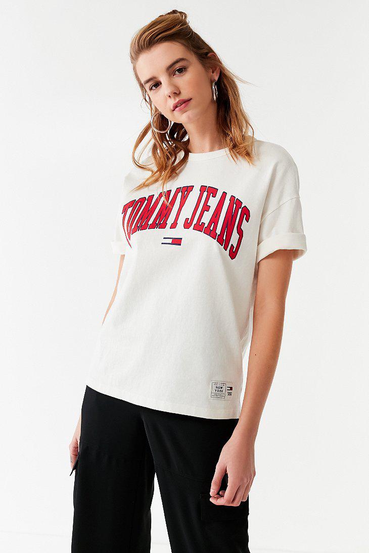 tommy hilfiger collegiate t shirt