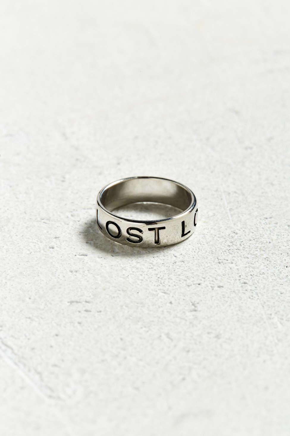 Urban Outfitters Lost Ring in Metallic for Men Lyst