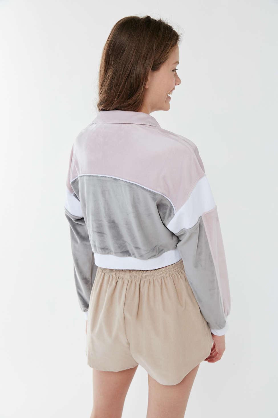 quarter zip cropped sweater