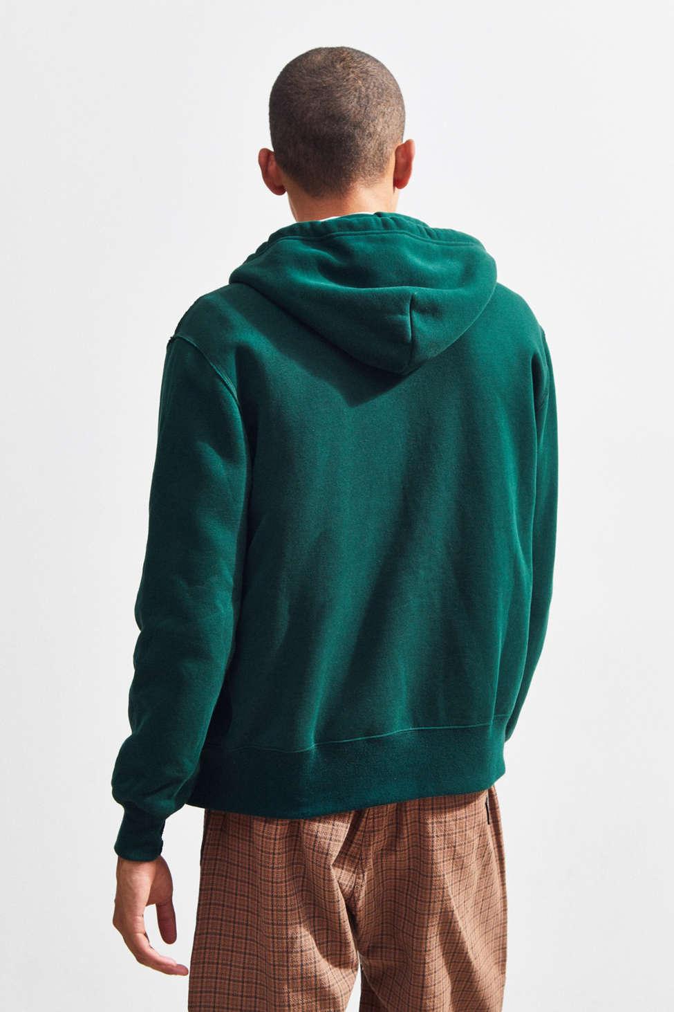 Polo Ralph Lauren Embroidered Bear Zip-up Hoodie Sweatshirt in Green ...