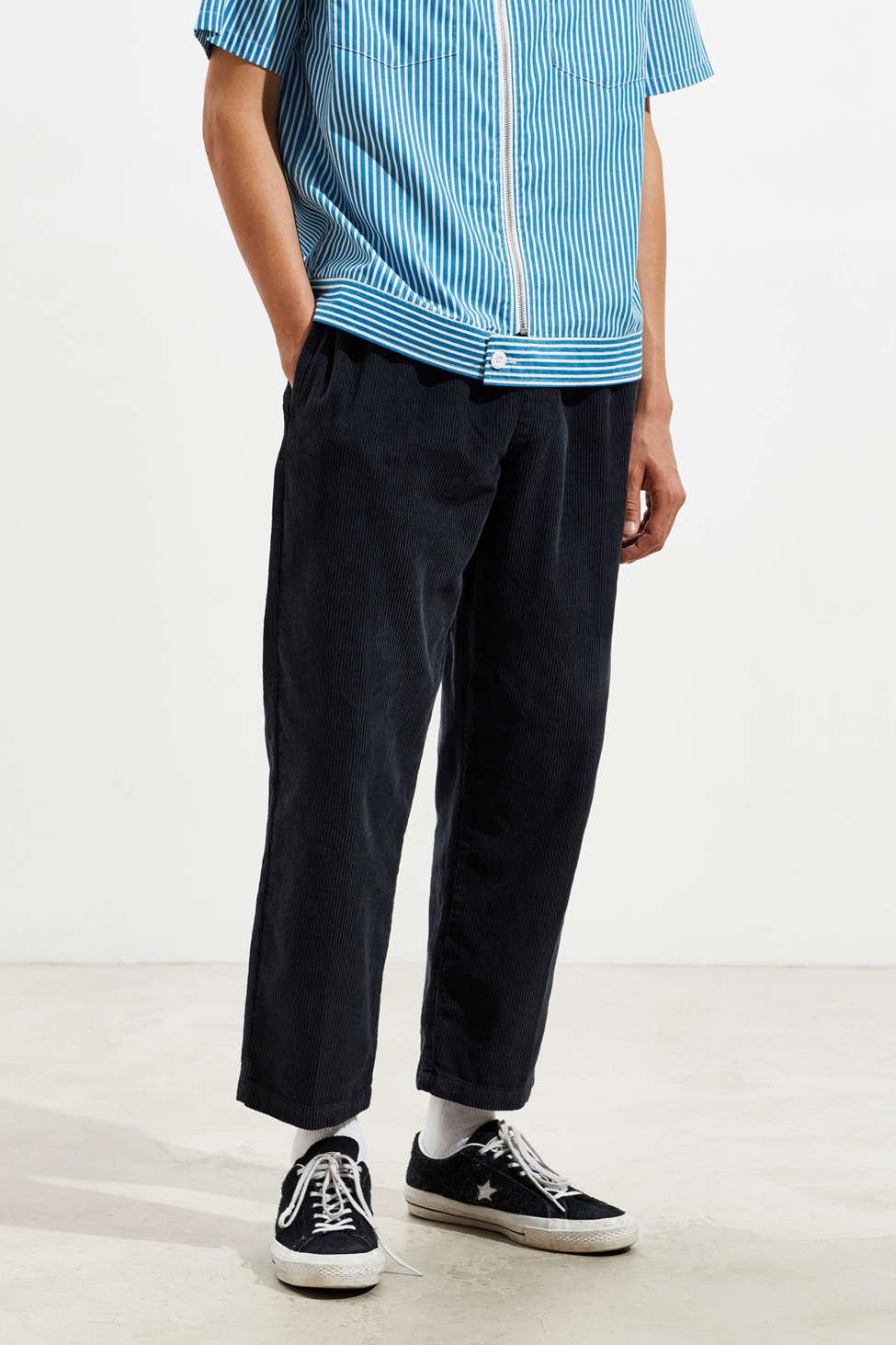 Urban Outfitters Uo Corduroy Beach Pant in Blue for Men - Lyst