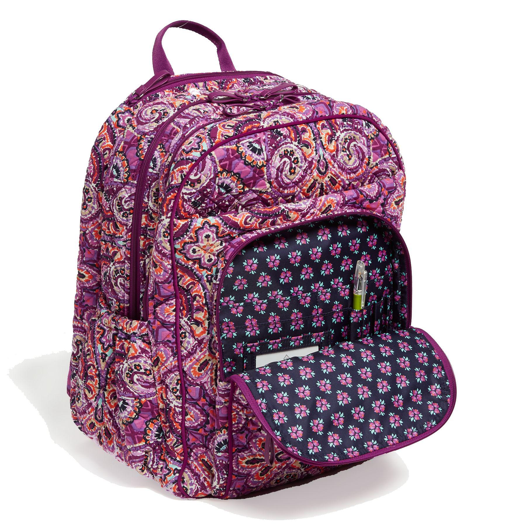 Lyst Vera Bradley Iconic Xl Campus Backpack In Purple 