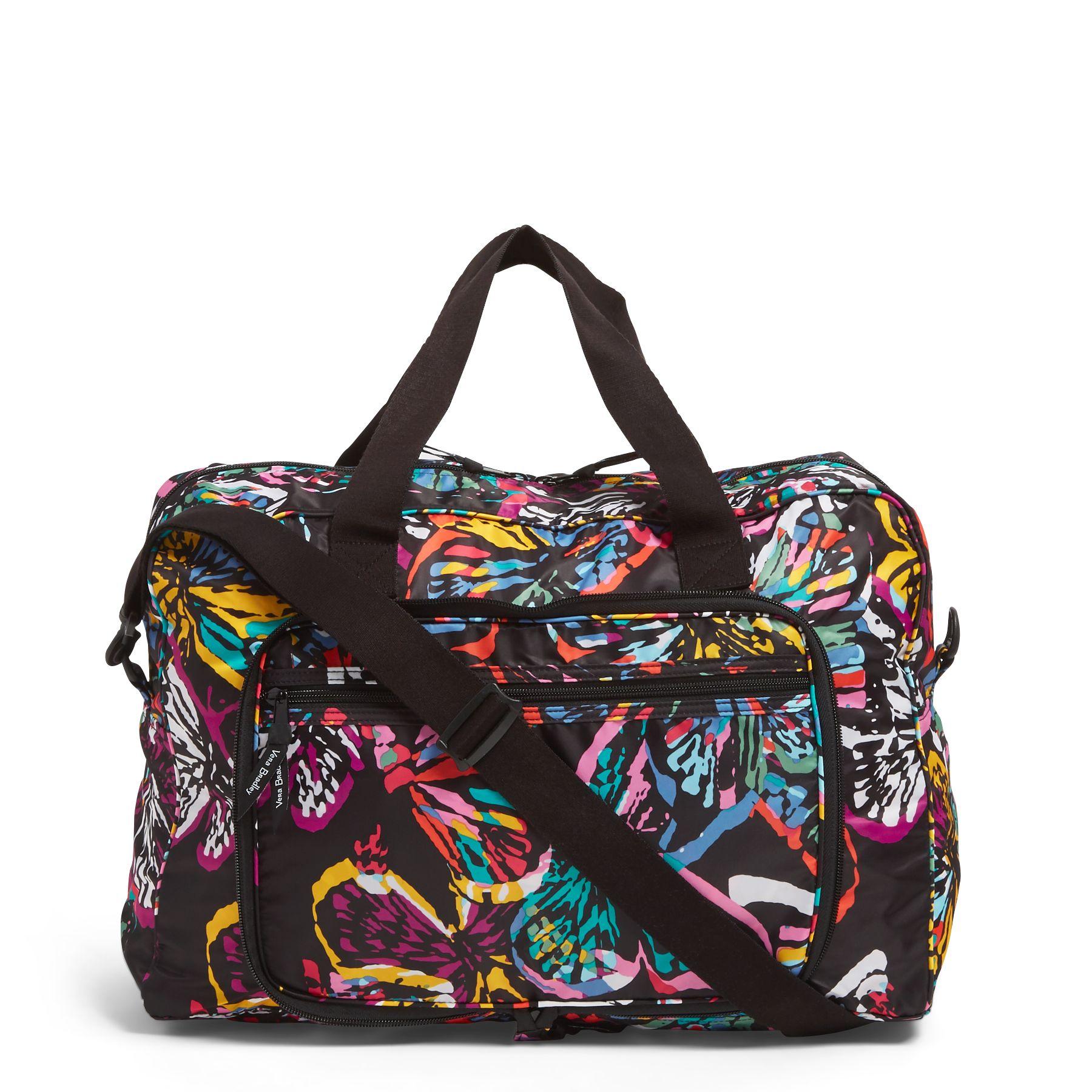 Vera Bradley Synthetic Packable Weekender Travel Bag in Black - Lyst