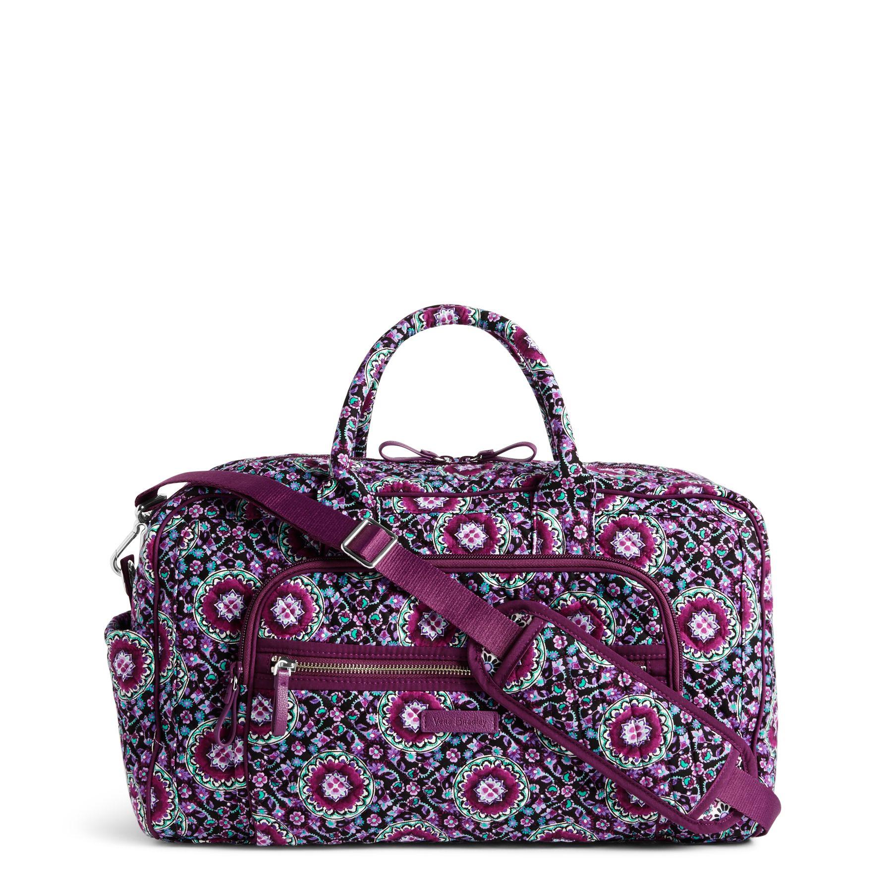 vera bradley travel bag purple
