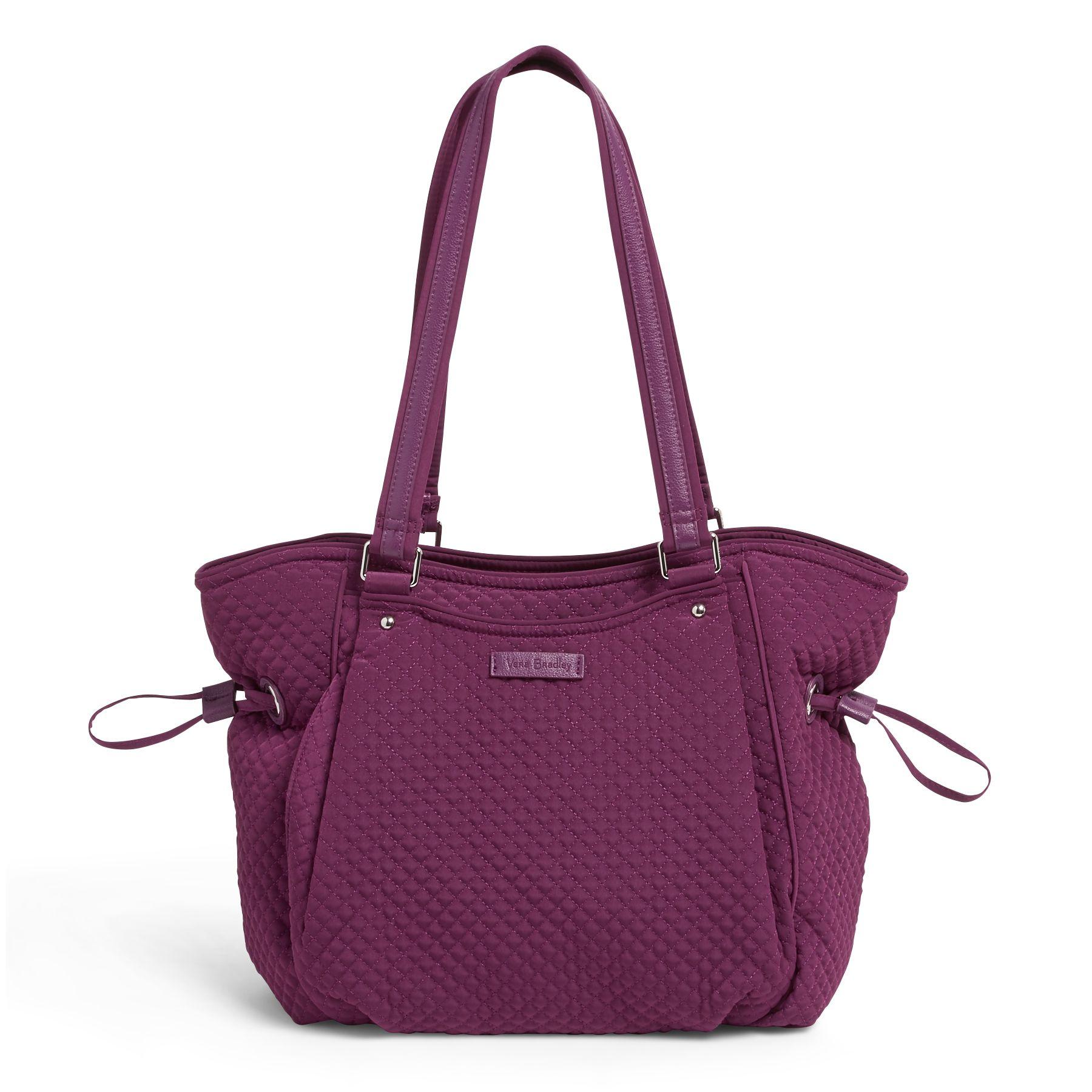 Vera Bradley Synthetic Iconic Glenna Satchel in Purple - Lyst