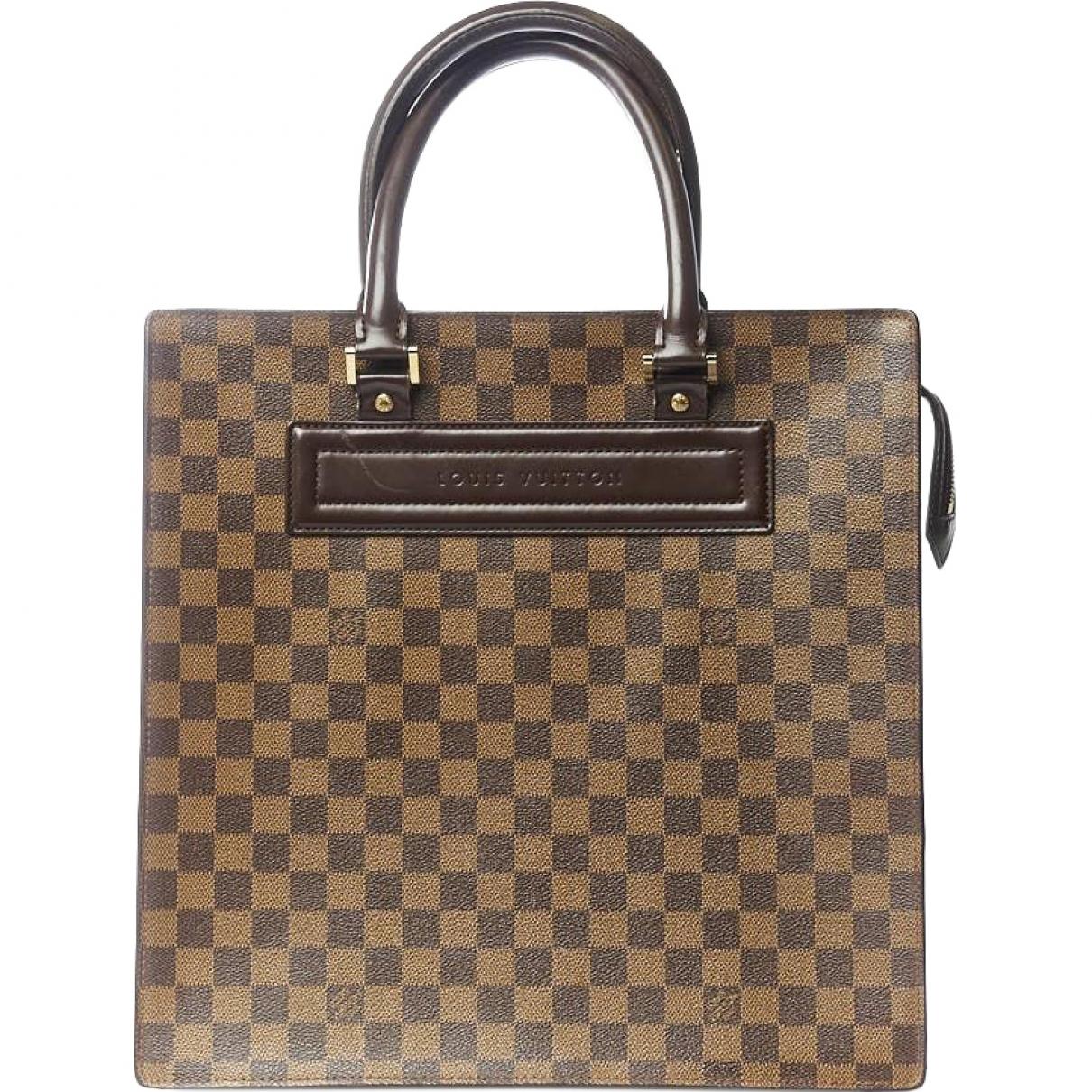Louis Vuitton Brown Cloth Bag in Brown for Men - Lyst