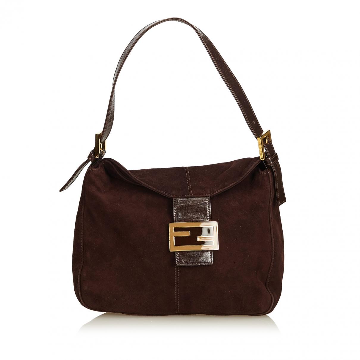 Lyst - Fendi Pre-owned Vintage Baguette Brown Suede Handbags in Brown - Save 10%