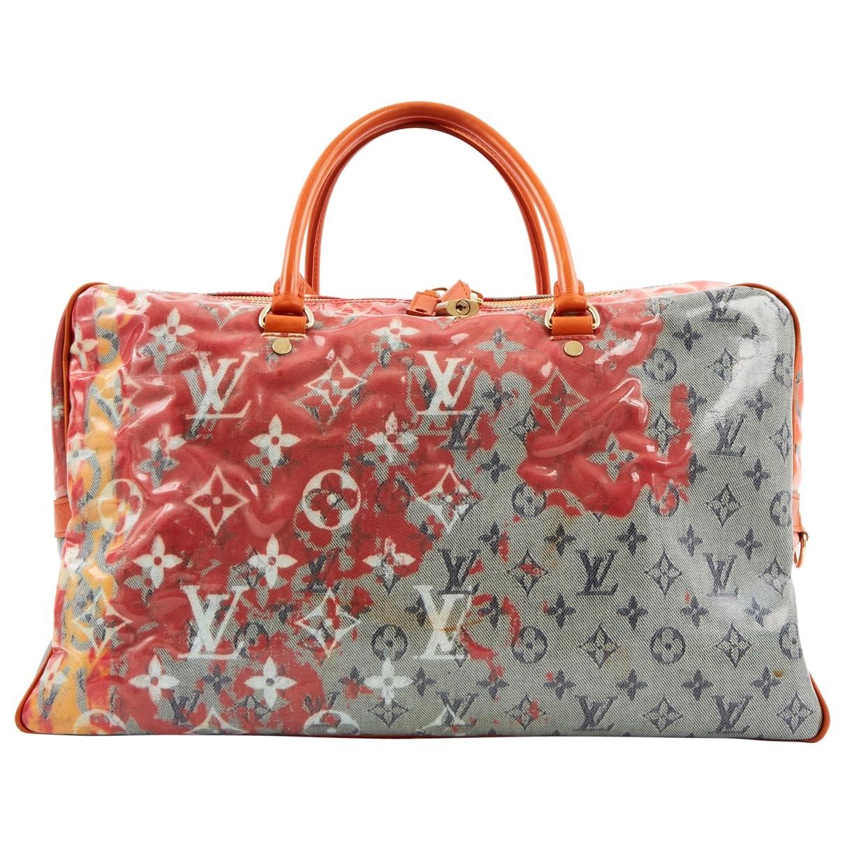 Louis Vuitton Multicolour Plastic Travel Bag in Red - Lyst