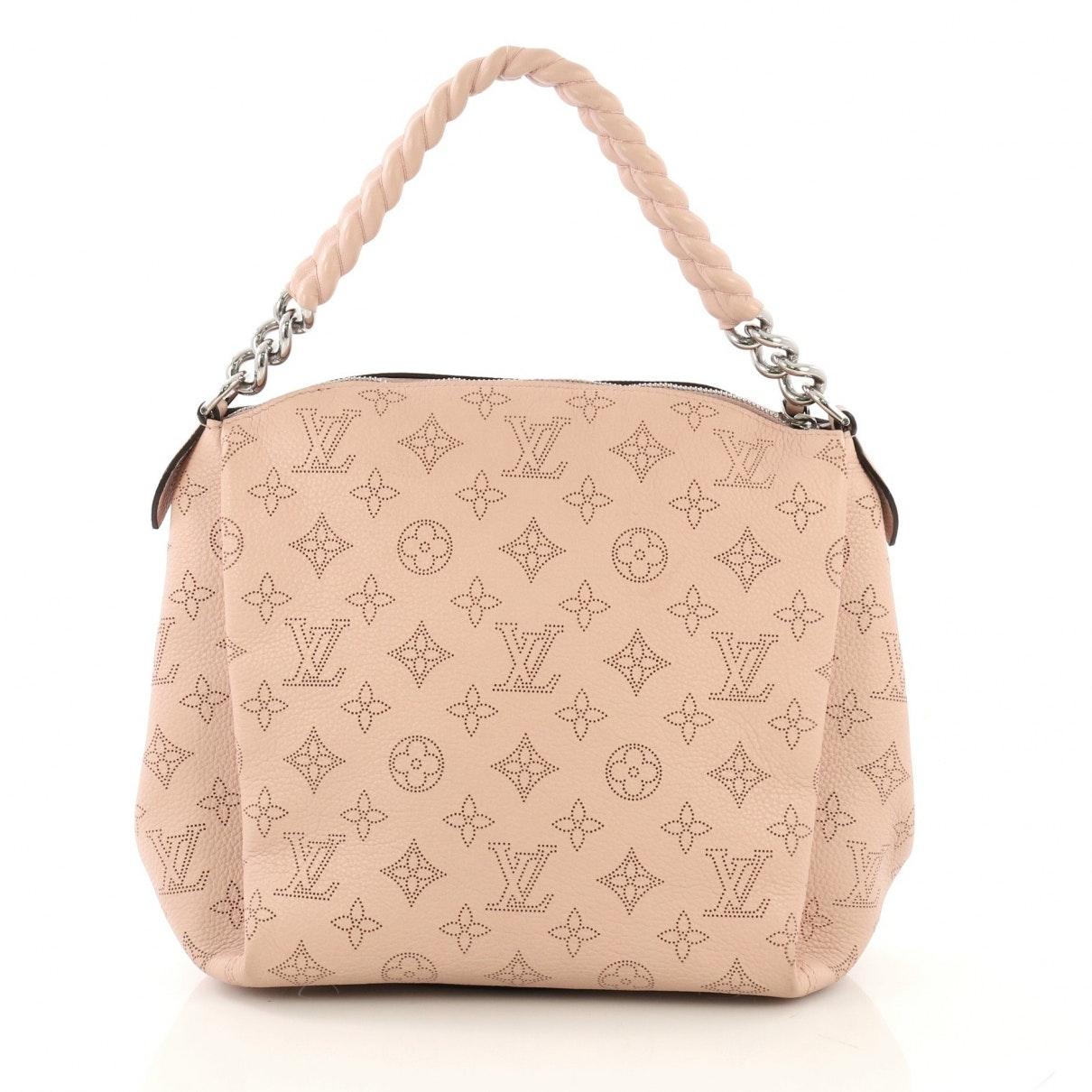 Louis Vuitton Babylone Pink Leather in Pink - Lyst
