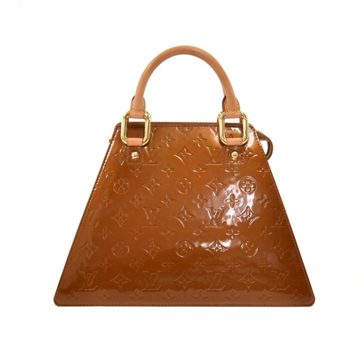 Lyst - Louis Vuitton Vintage Metallic Patent Leather Handbag in Metallic