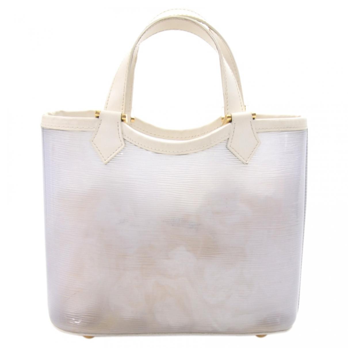 Lyst - Louis Vuitton Vintage White Synthetic Handbag in White