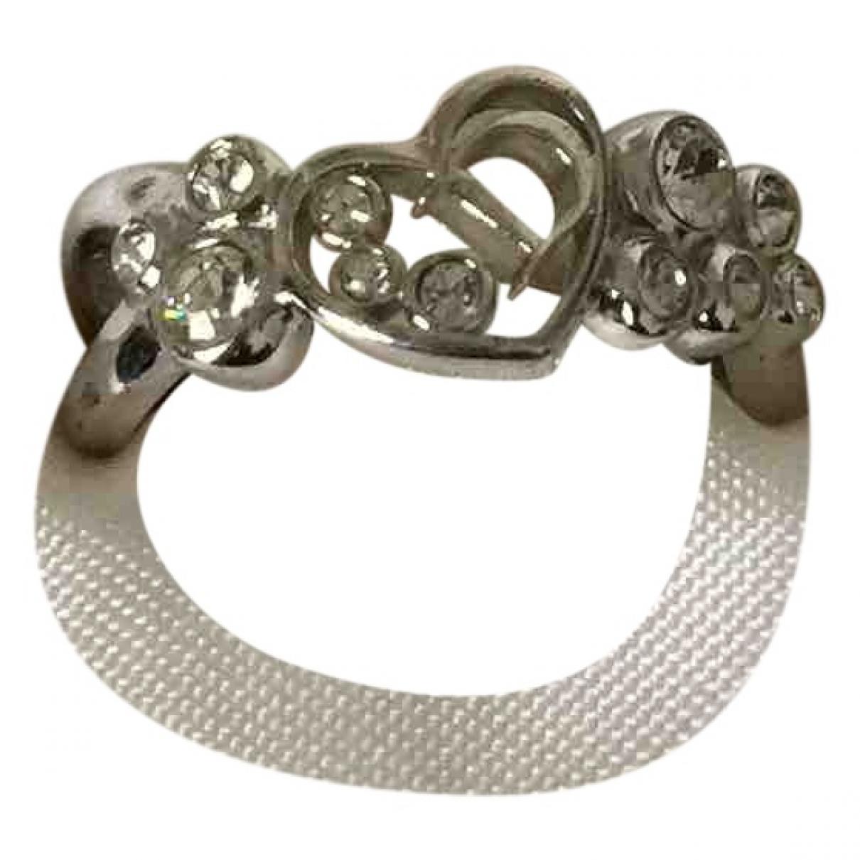 Lyst Dior Silver Metal Ring in Metallic