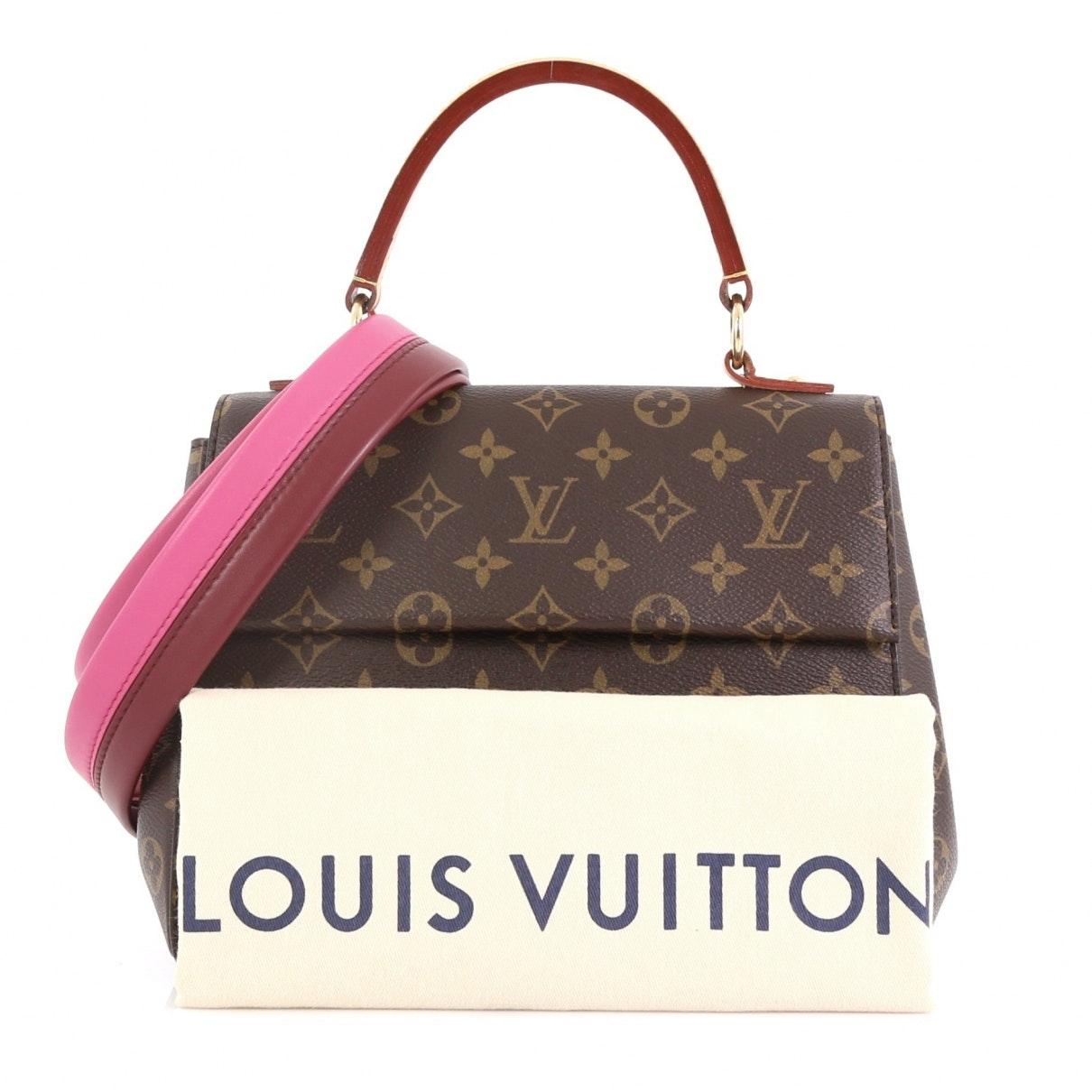 Louis Vuitton Cluny Brown Cloth in Brown - Lyst