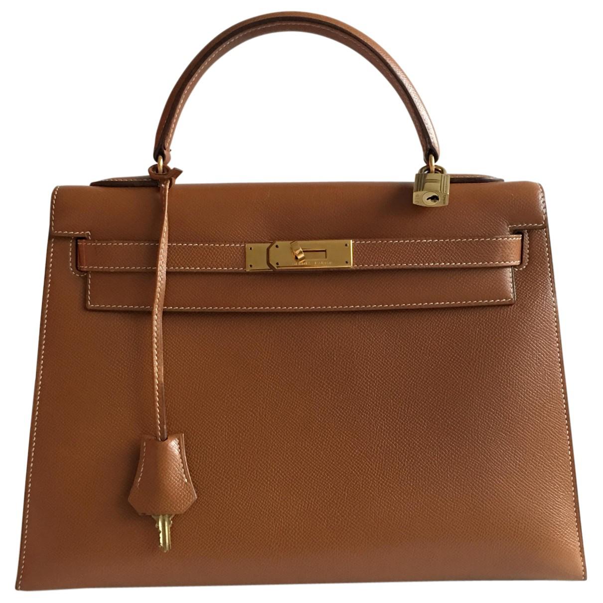 Lyst - Hermès Pre-owned Kelly Handbag in Brown