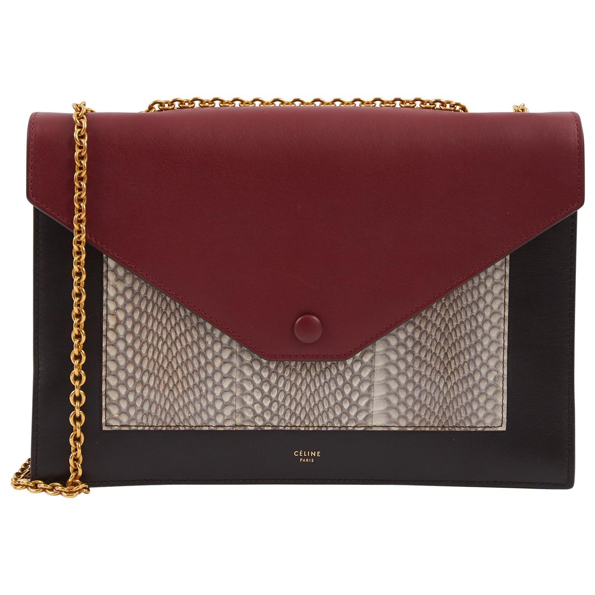 Céline Pocket Handbag In Black Lyst Céline Women S Black Pocket Handbag