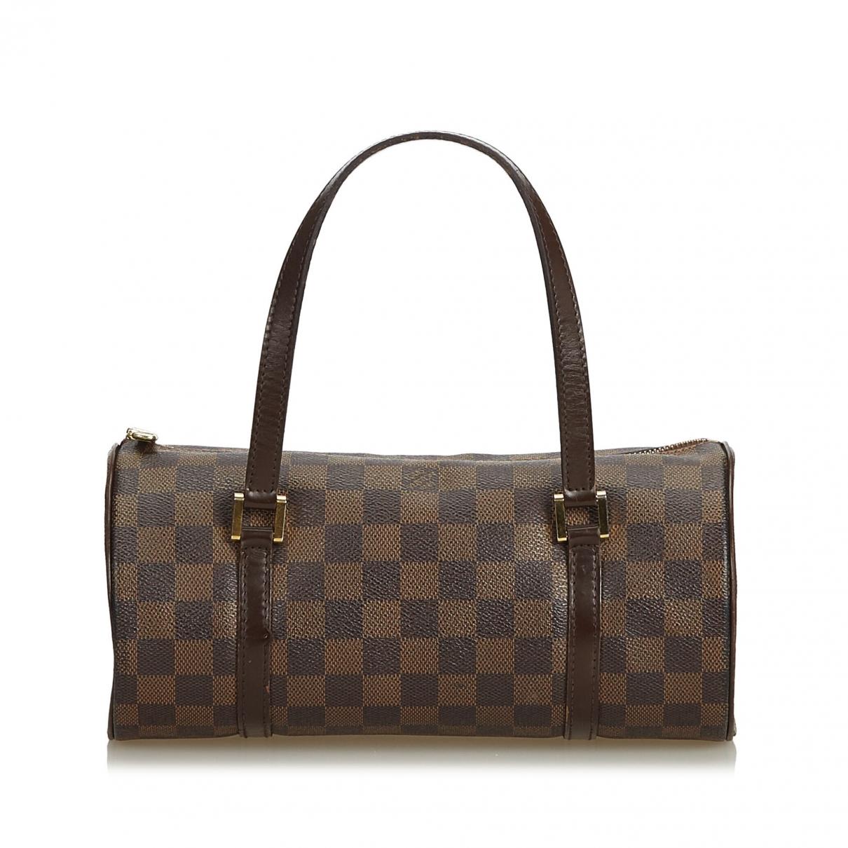 Lyst - Louis Vuitton Papillon Cloth Handbag in Brown