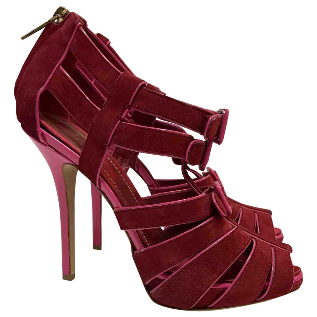 dior heels red