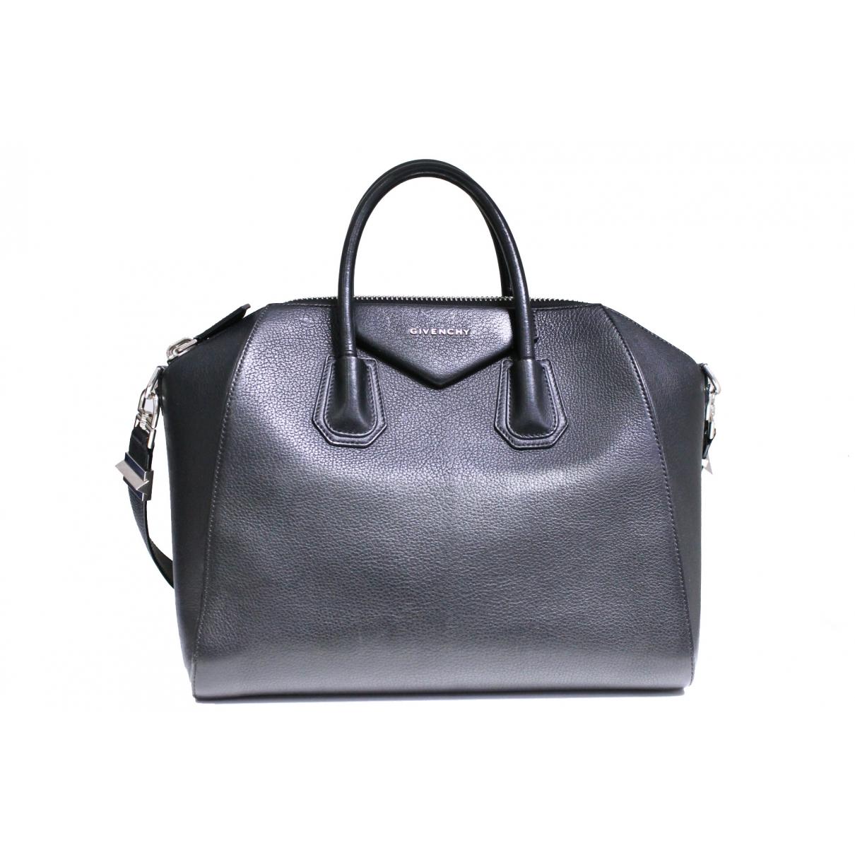 Lyst - Givenchy Antigona Leather Handbag in Black