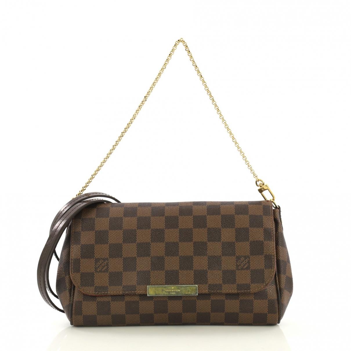 Louis Vuitton Favorite Cloth Handbag in Brown - Lyst