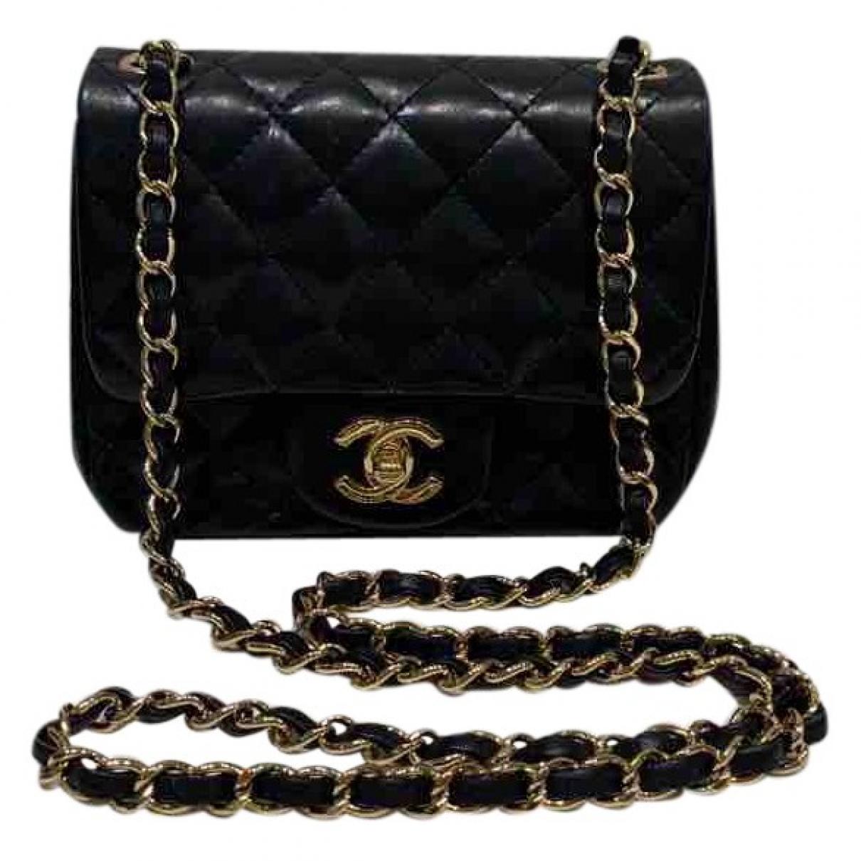 Chanel Timeless/classique Leather Crossbody Bag in Black - Lyst