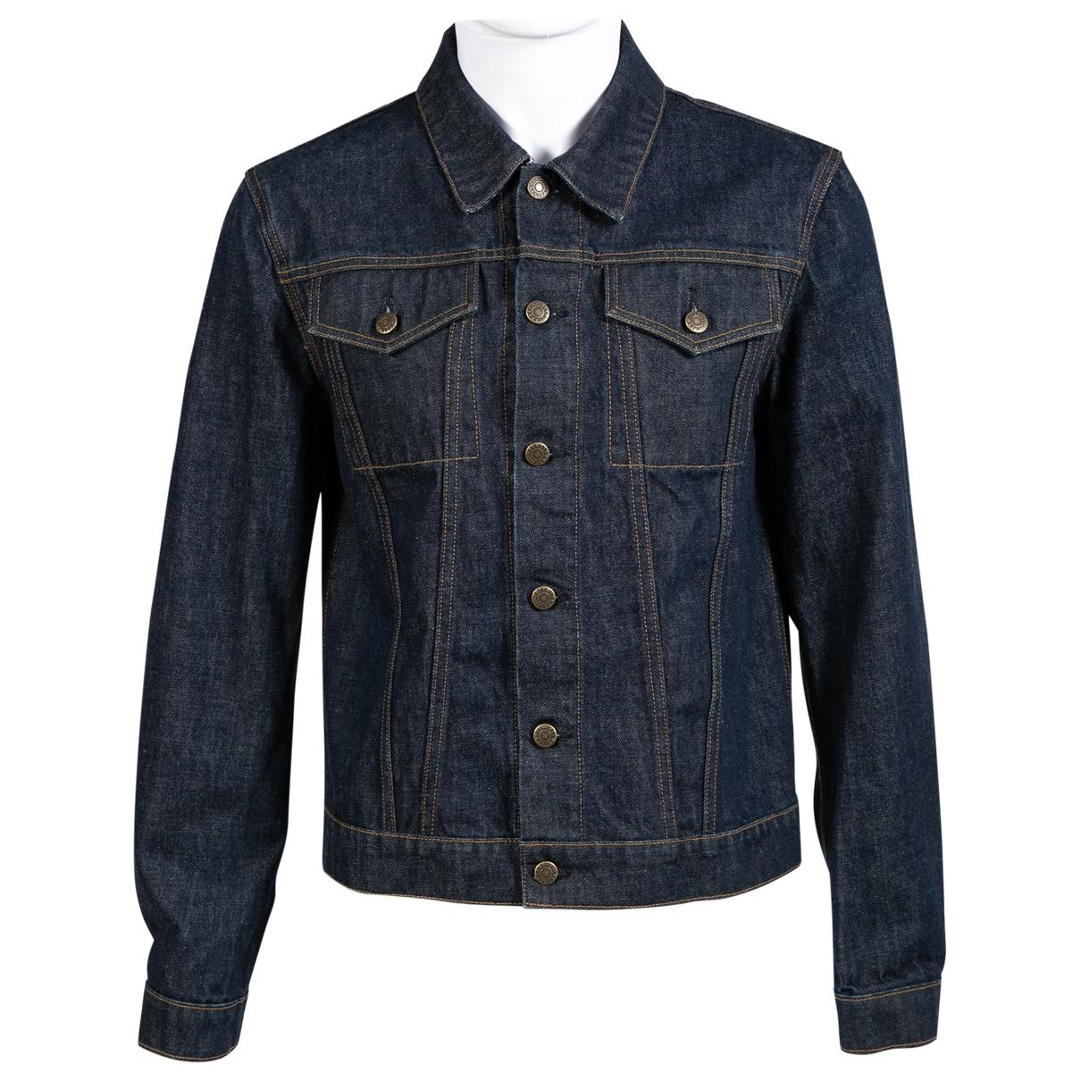 Helmut Lang Striped Denim Jacket In Blue For Men Lyst 4472