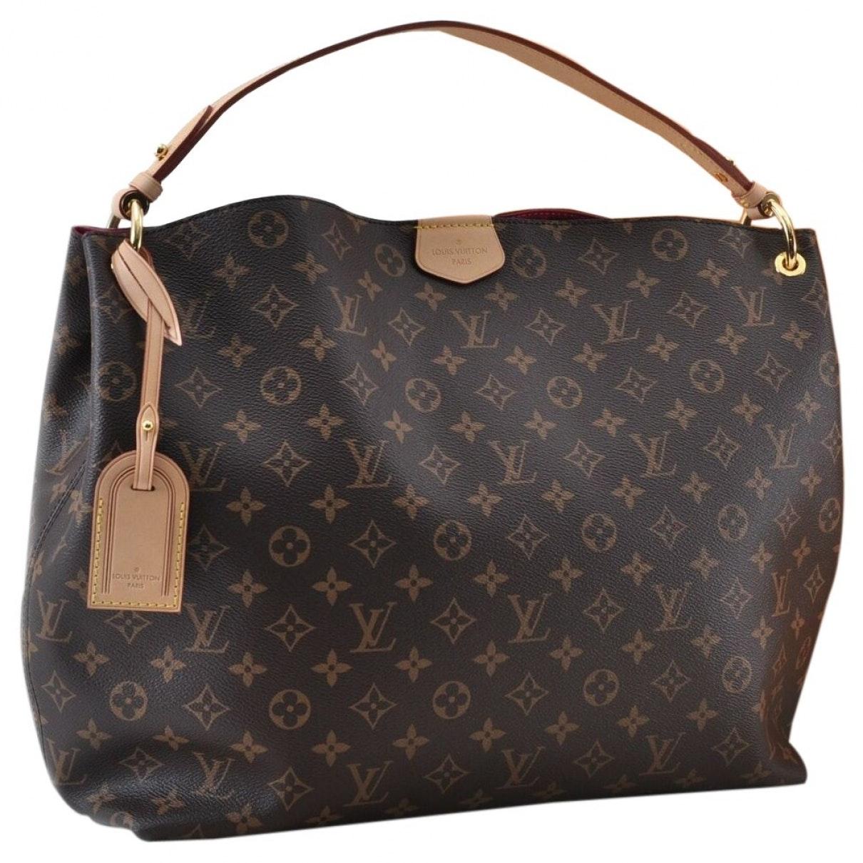 Louis Vuitton Graceful Brown Cloth in Brown - Lyst