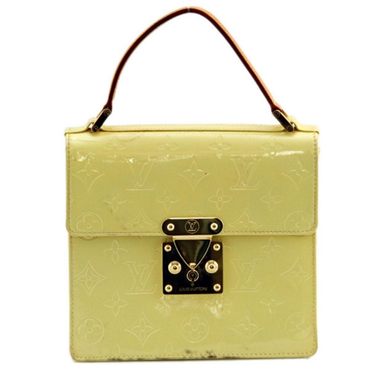 Louis Vuitton Spring Street Yellow Patent Leather in Yellow - Lyst