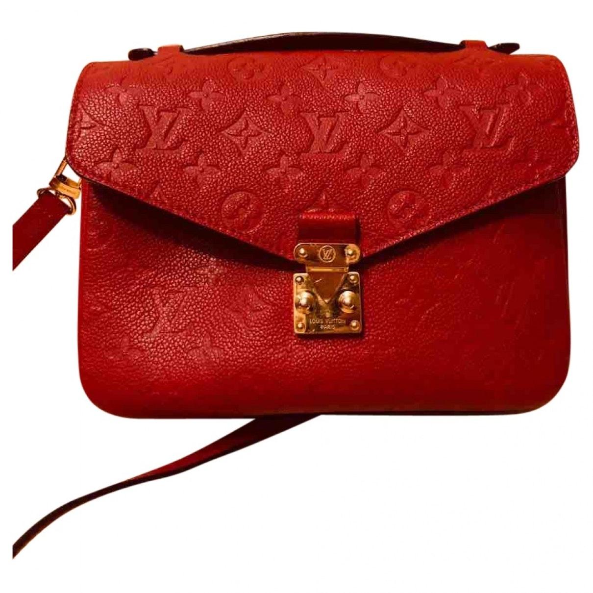 Louis Vuitton Metis Red Leather in Red - Lyst