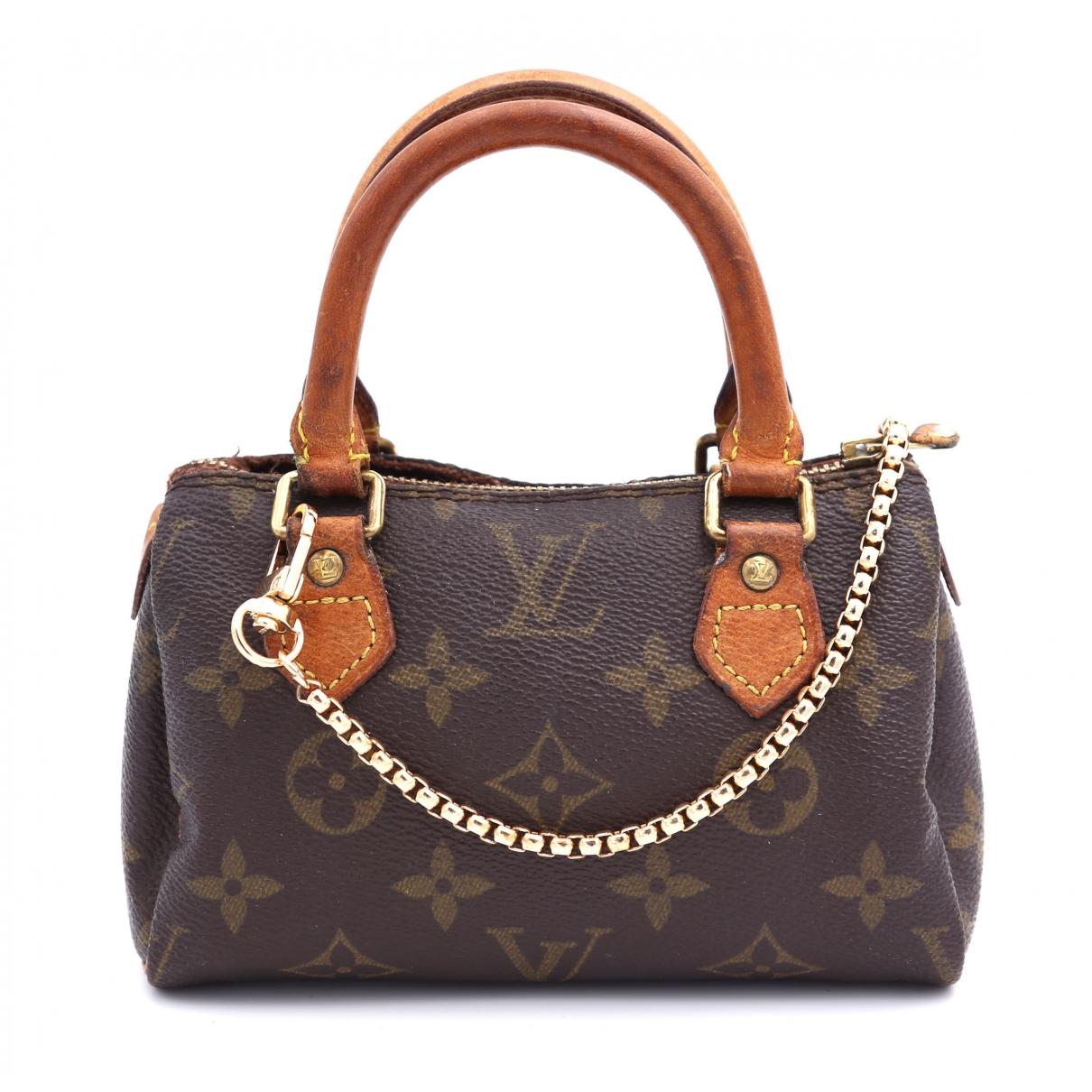 Louis Vuitton Cloth Clutch Bag in Brown - Lyst