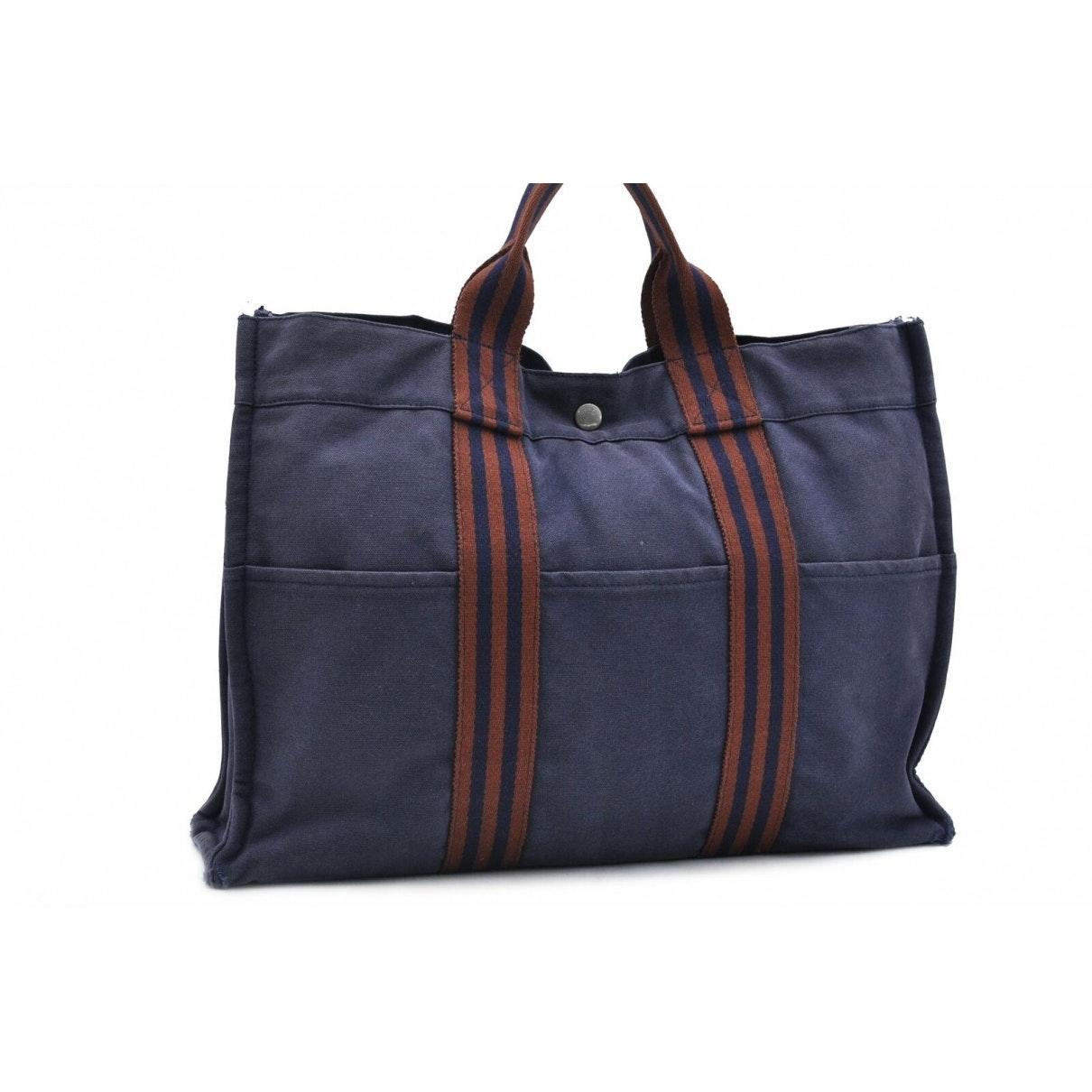 HermÃ¨s Navy Cloth in Blue - Lyst